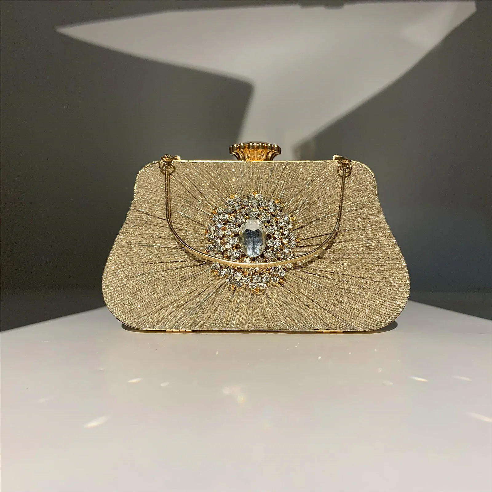4294 Women's Purses Handbags Envelope Clutch Bags Rhinestone Sparkly Wedding Evening Bag