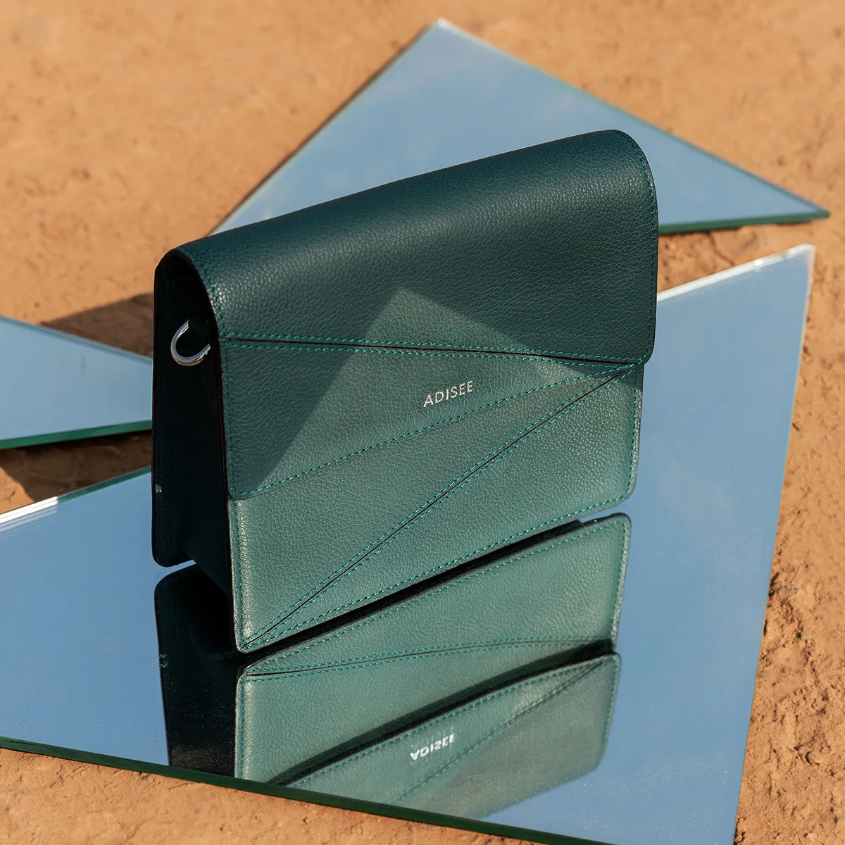 Adisee Teal Diana Mini Sling and Cross Bags