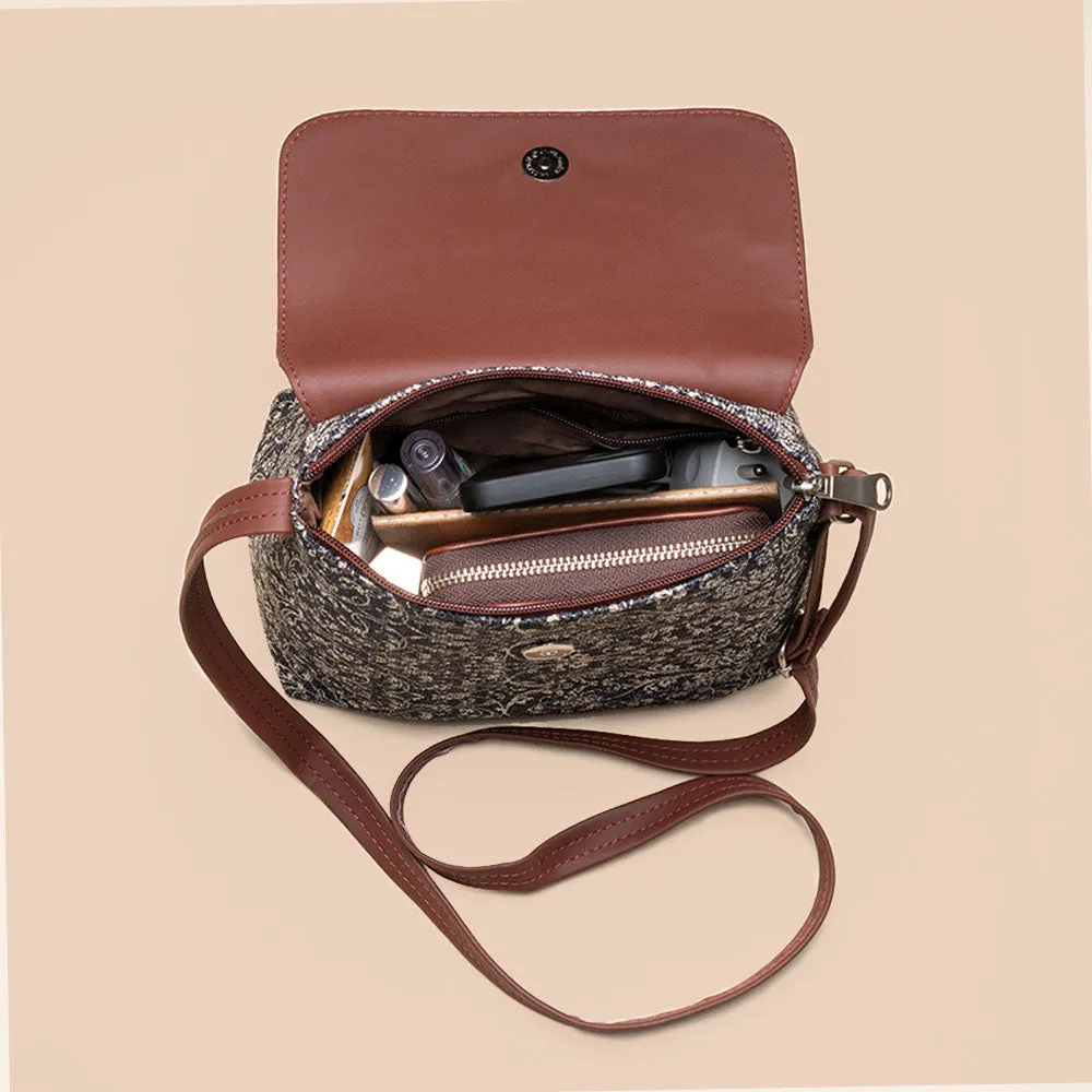 Chhavi Niwas Jhoomar Motif Flap Sling Bag
