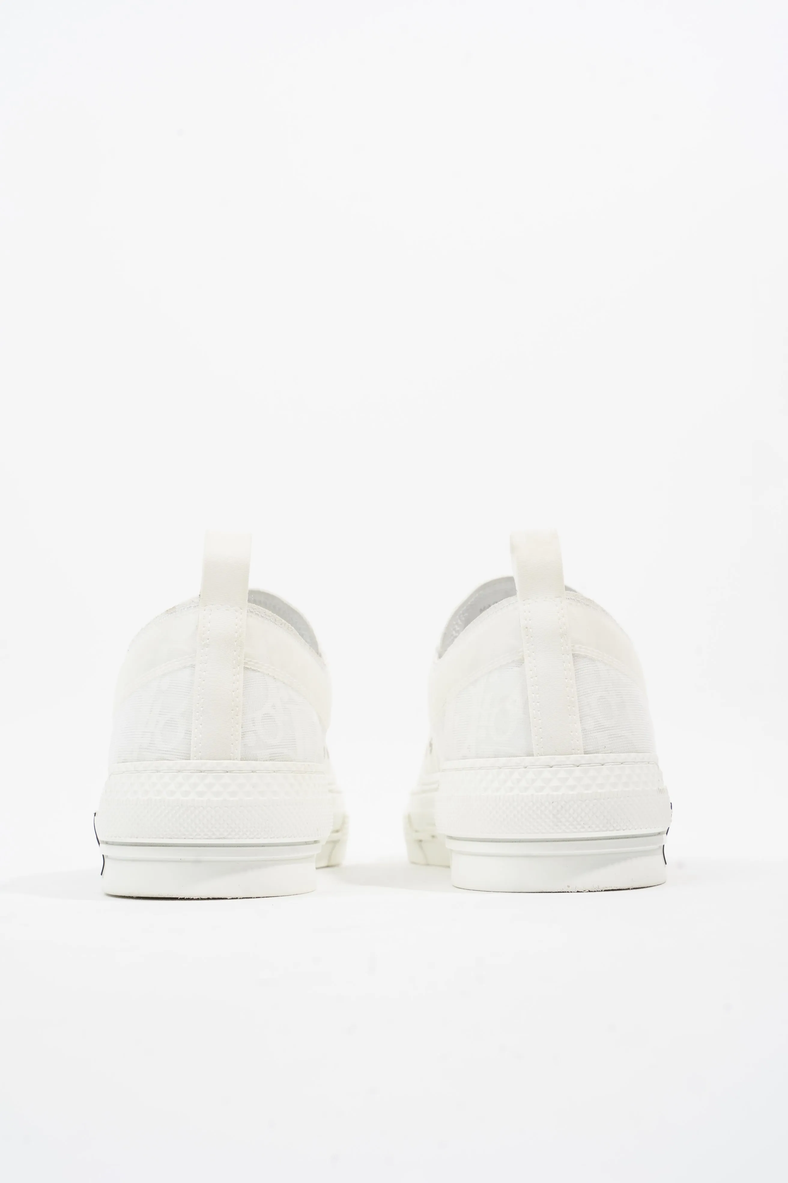 Christian Dior B23 Low Top Sneakers White Canvas EU 42 UK 8