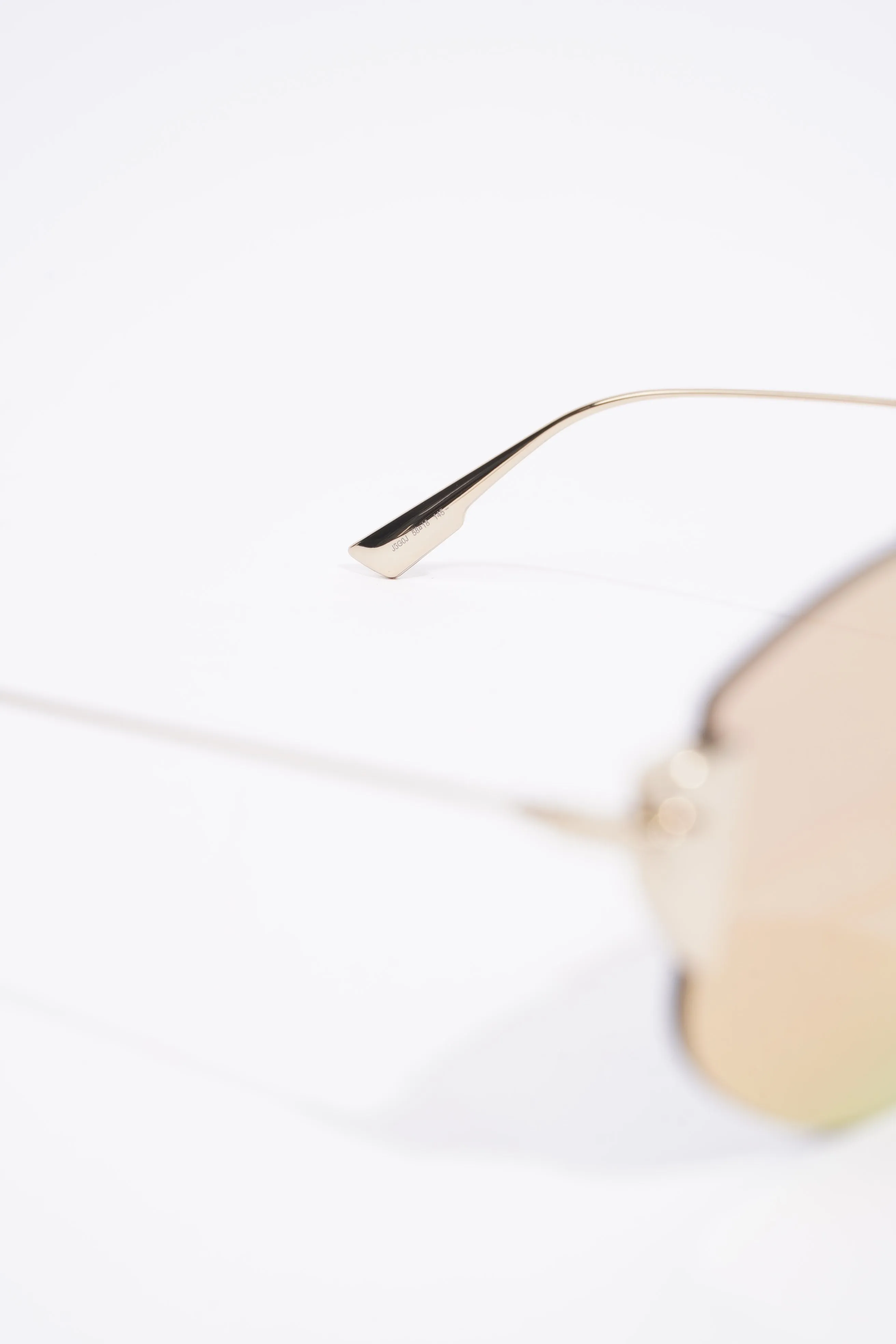 Christian Dior Stronger Metallic Gold / Rose Gold Lense Base Metal 58mm 18mm