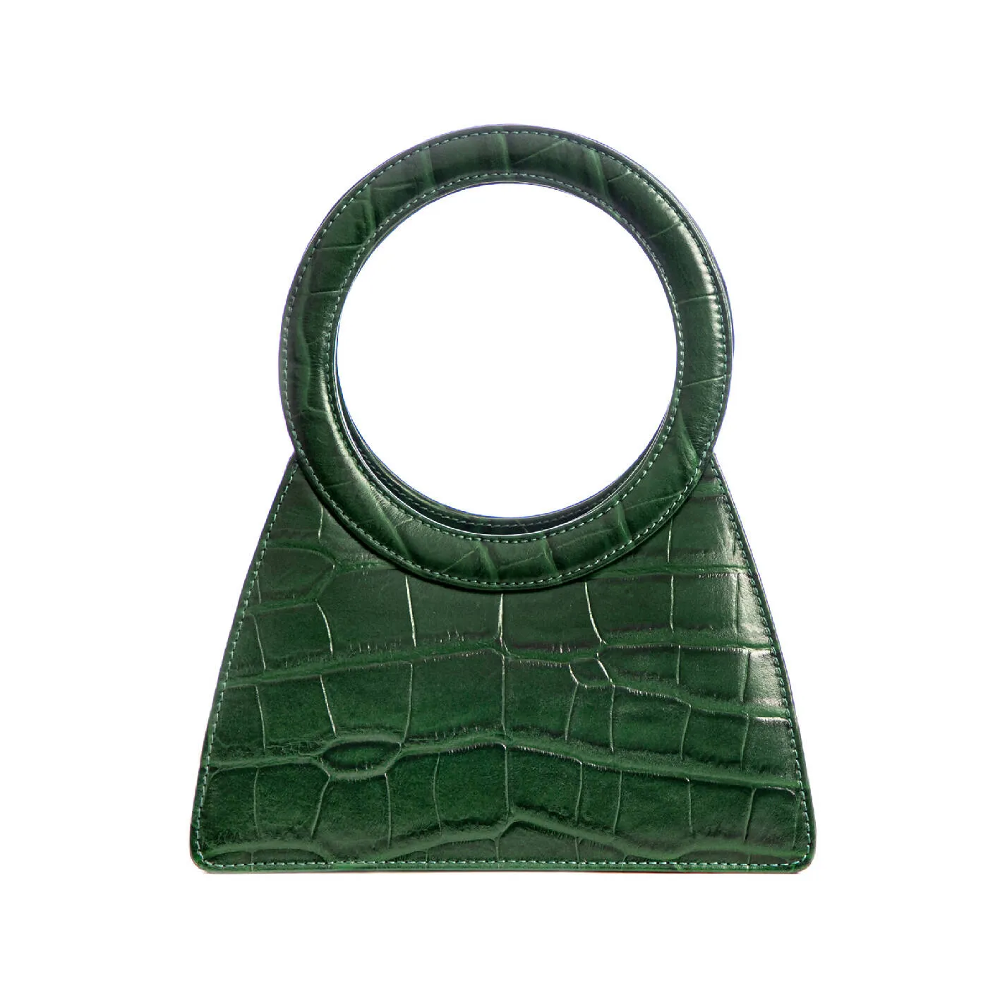 CIRCULAR TOP HANDLE BAG
