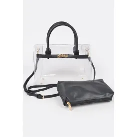 Clear Top Handle Bag