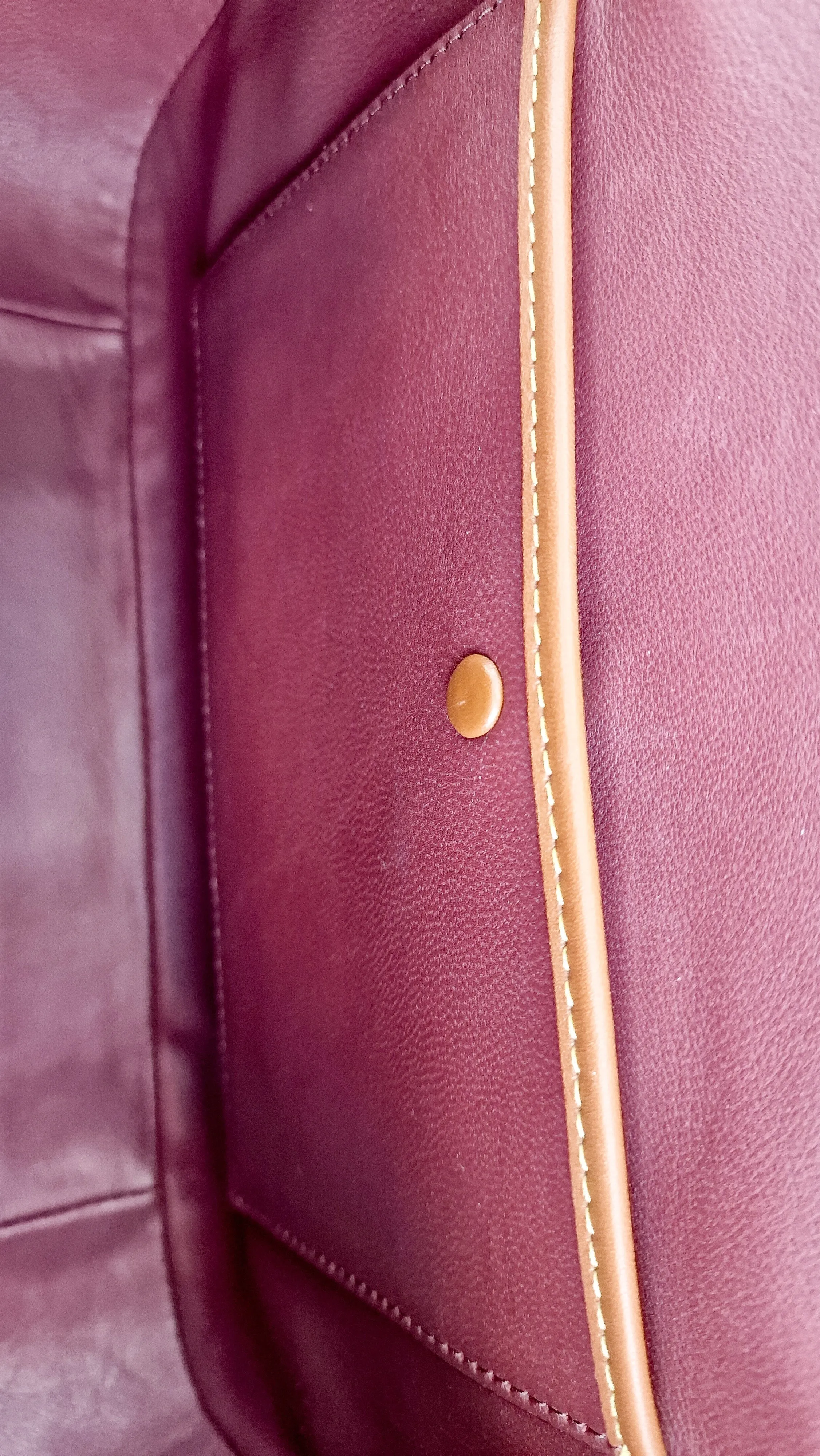 Coach 1941 Frame Bag with Kisslock in Oxblood Smooth Leather - Crossbody Handbag - Coach 68136