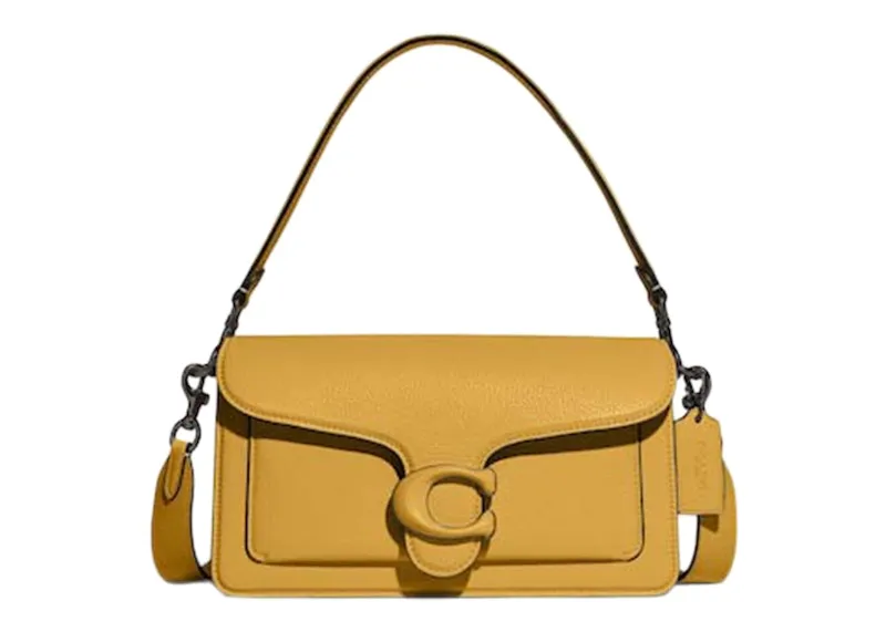 Coach Shoulder Bag Tabby 26 Yellow/Gold