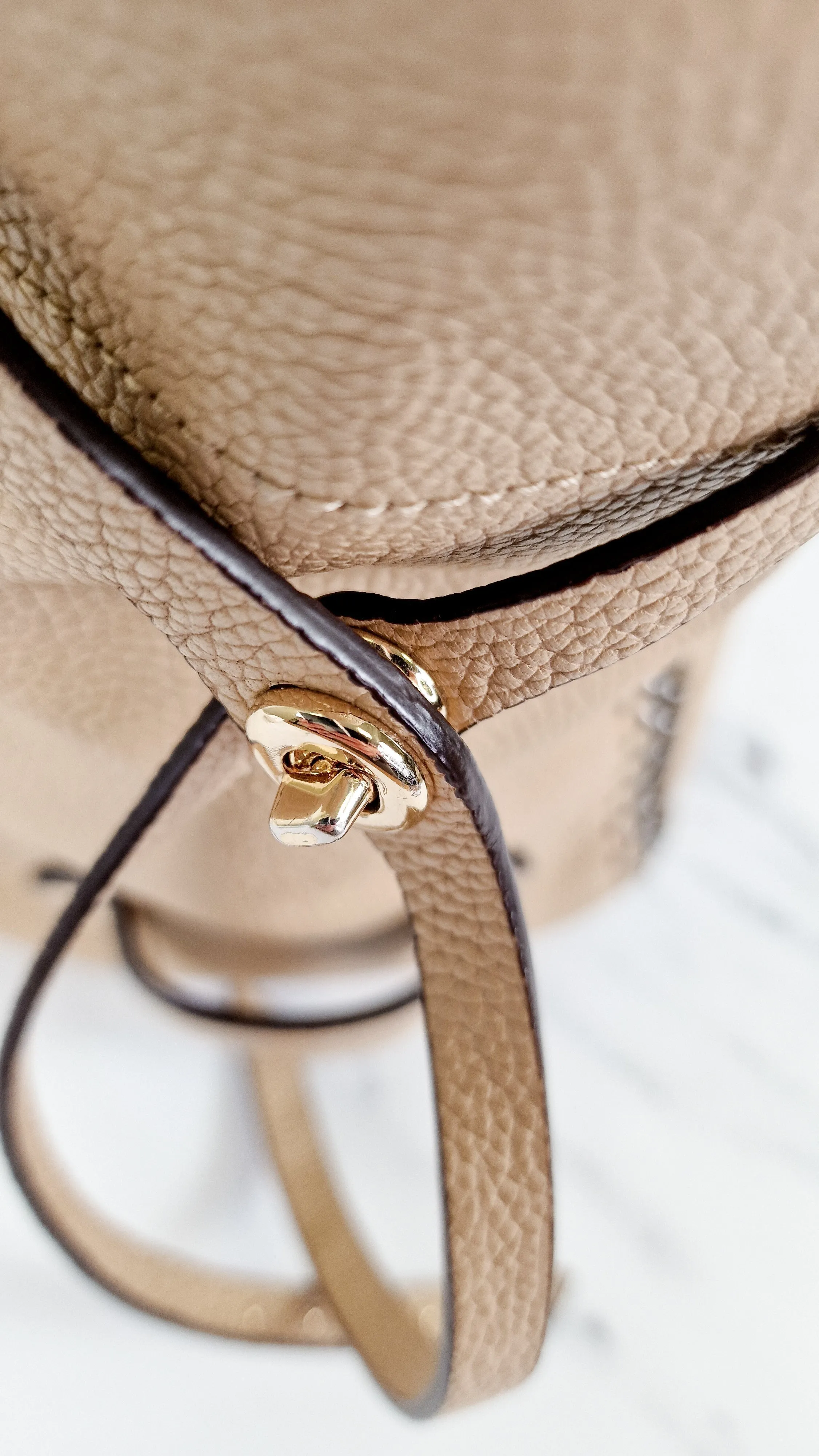 Coach Tatum Tote with Whiplash Chain Detail in Beechwood Beige Nude - Handbag Shoulder Bag - Coach 34398