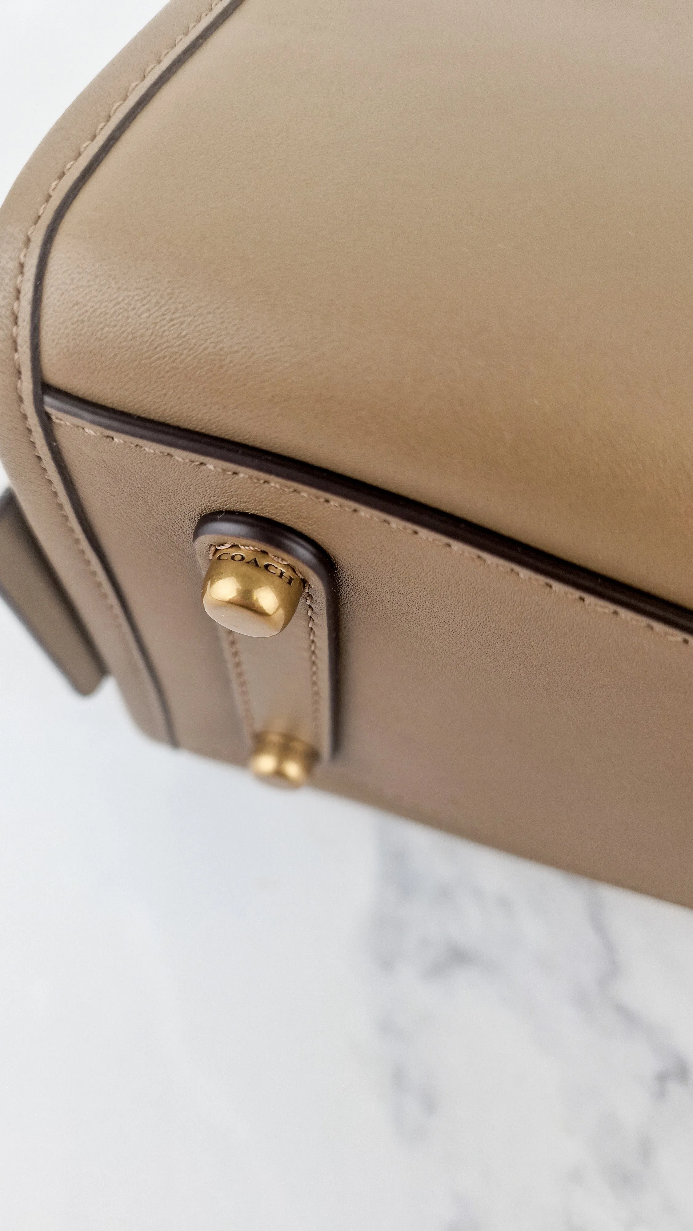 Coach x Jean-Michel Basquiat Rogue 25 Pez Dispenser Dinosaur Bag in Elm Leather & Suede - Handbag Crosbody Shoulder Bag in Taupe Beechwood Coach 6889