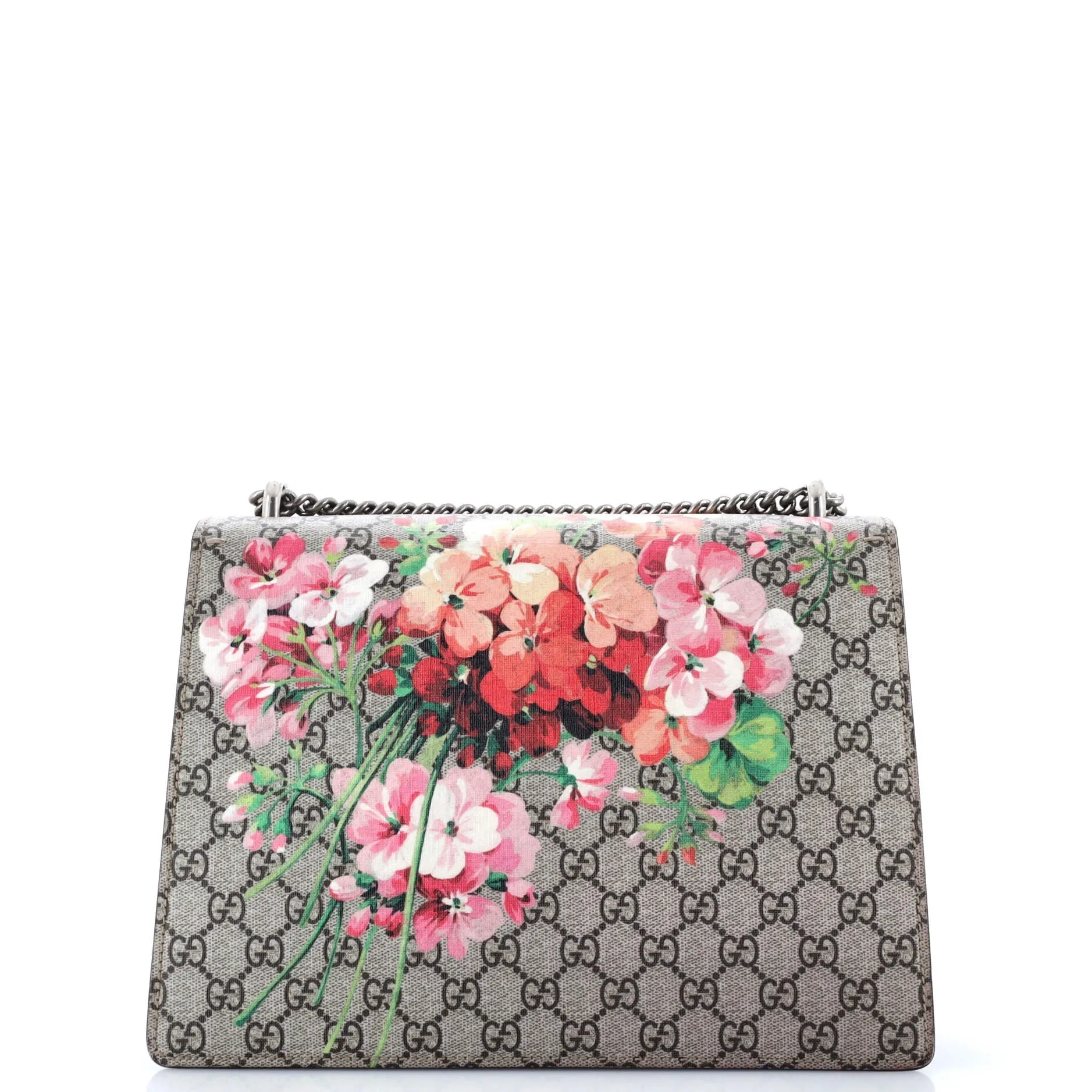 Dionysus Bag Blooms Print GG Coated Canvas Medium