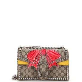Dionysus Bag Crystal Embellished GG Coated Canvas Small