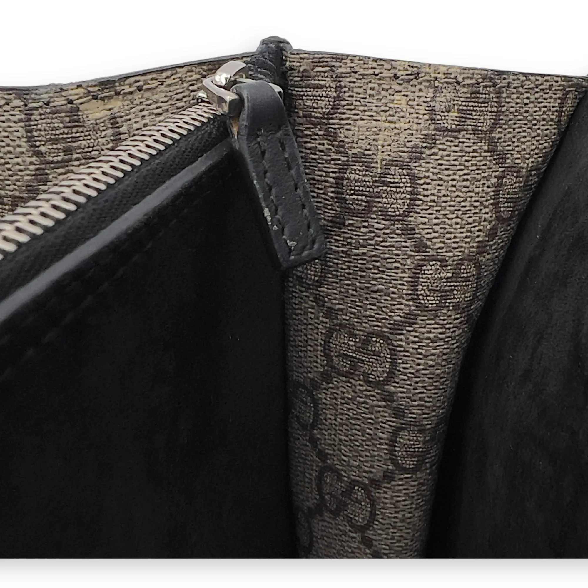 Dionysus Shoulder Bag Beige in Coated Canvas, Silver hardware