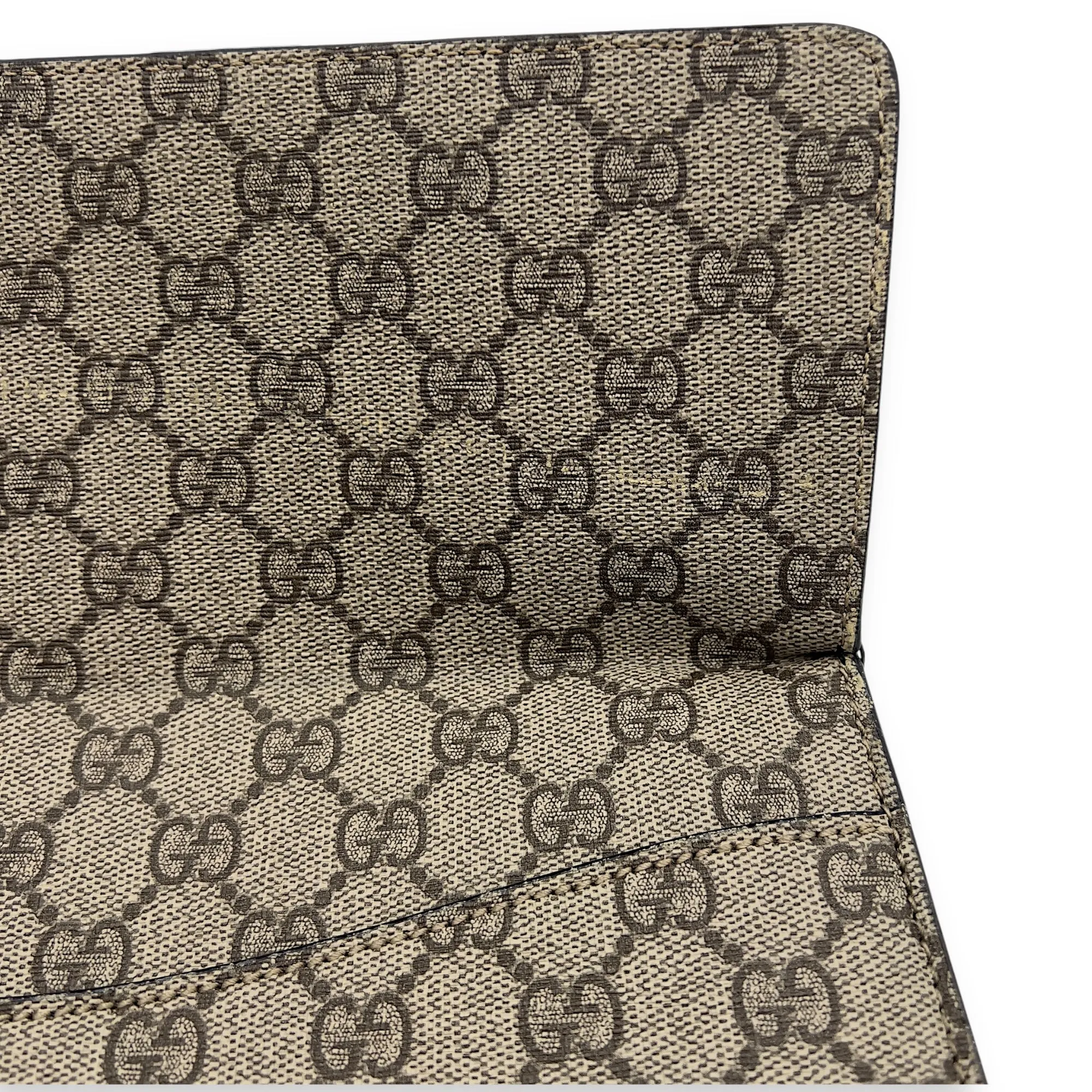 Dionysus Shoulder Bag Beige in Coated Canvas, Silver hardware