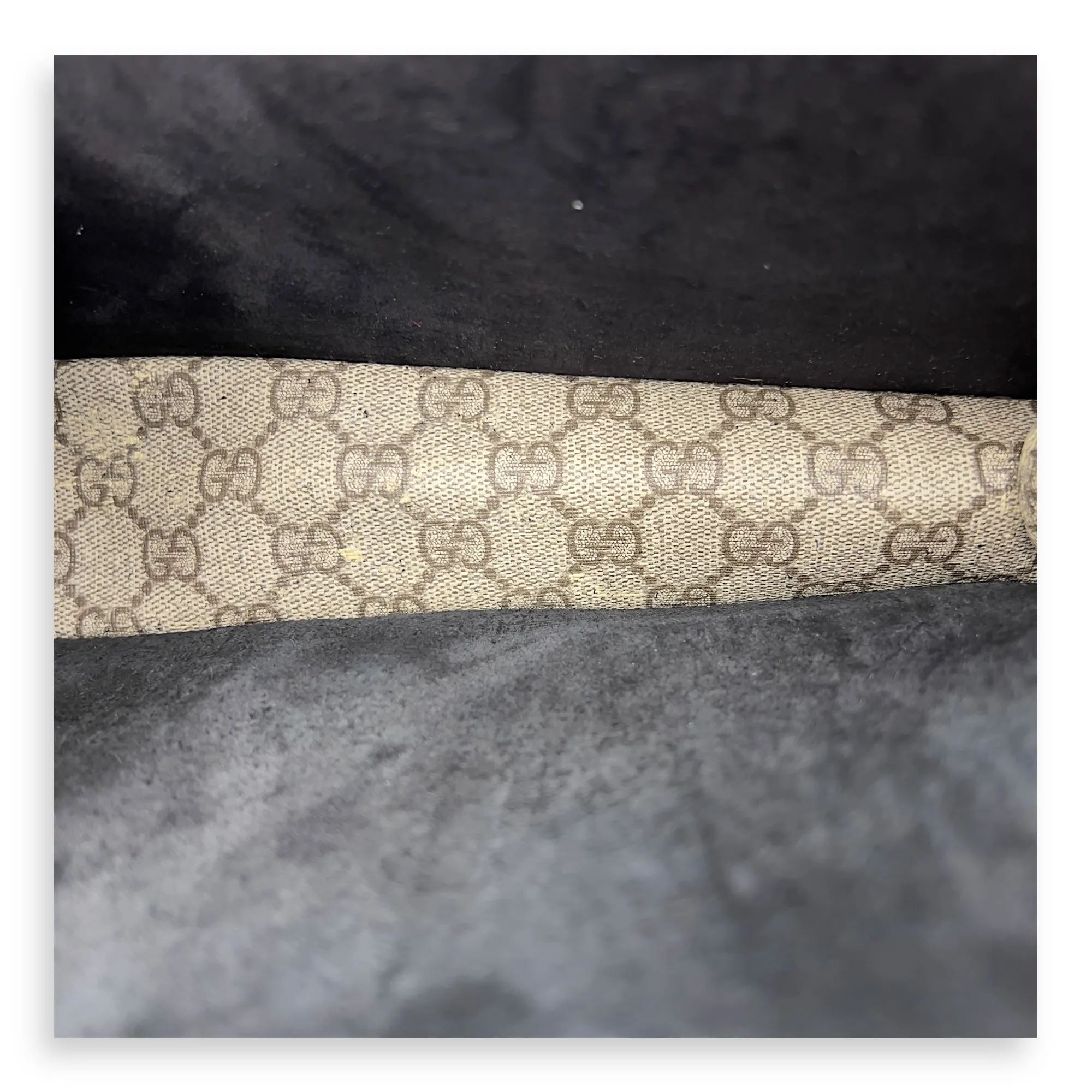 Dionysus Shoulder Bag Beige in Coated Canvas, Silver hardware