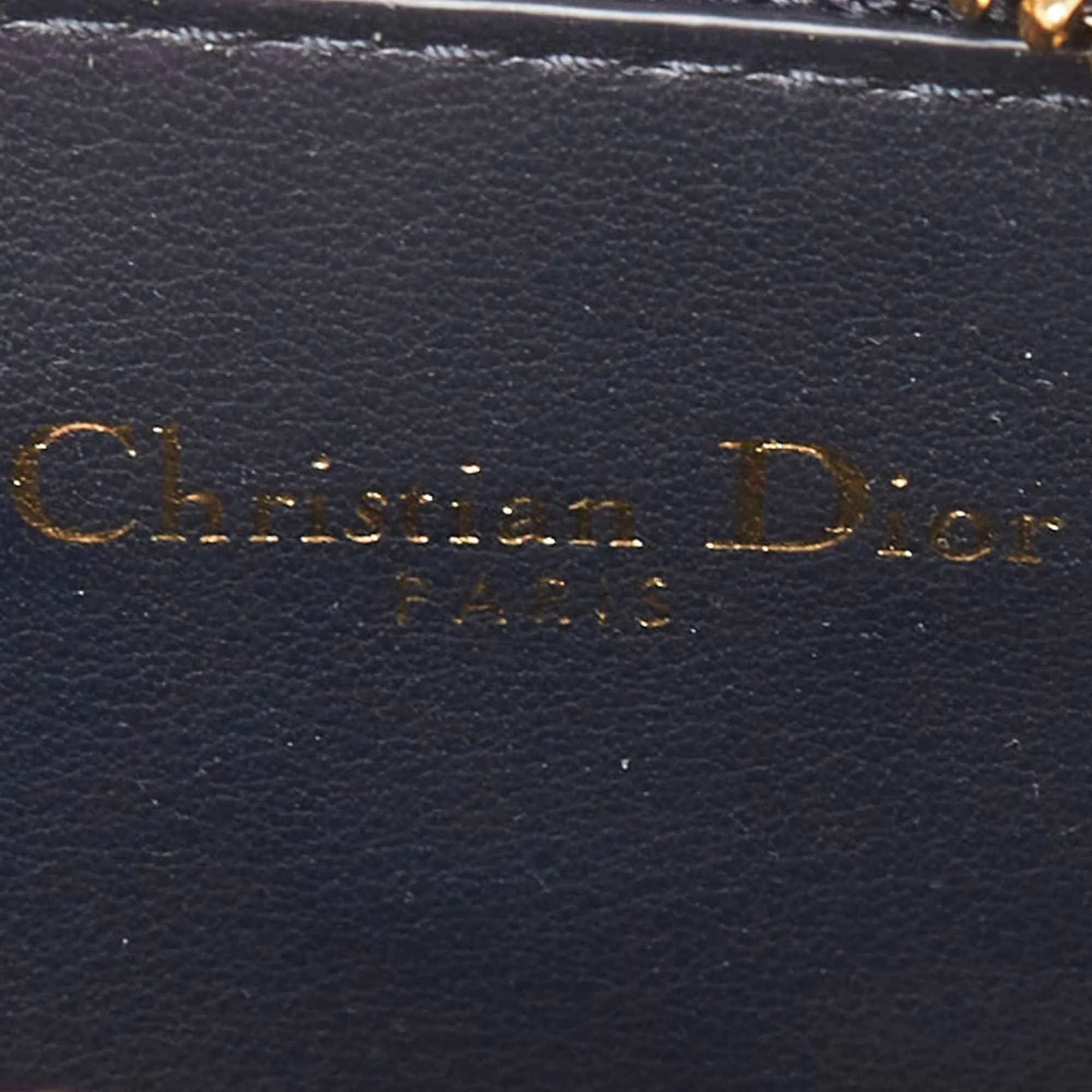 DIOR Black/Navy Blue Oblique Canvas and Rubber 30 Montaigne Phone Cover with Airpods Pro Case