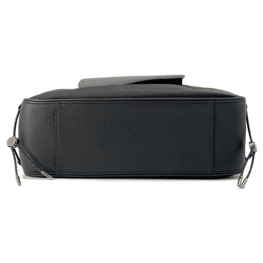 Dior Dior/Sacai Saddle 2WAY Tote Black 1ADSH198USH Nylon Leather