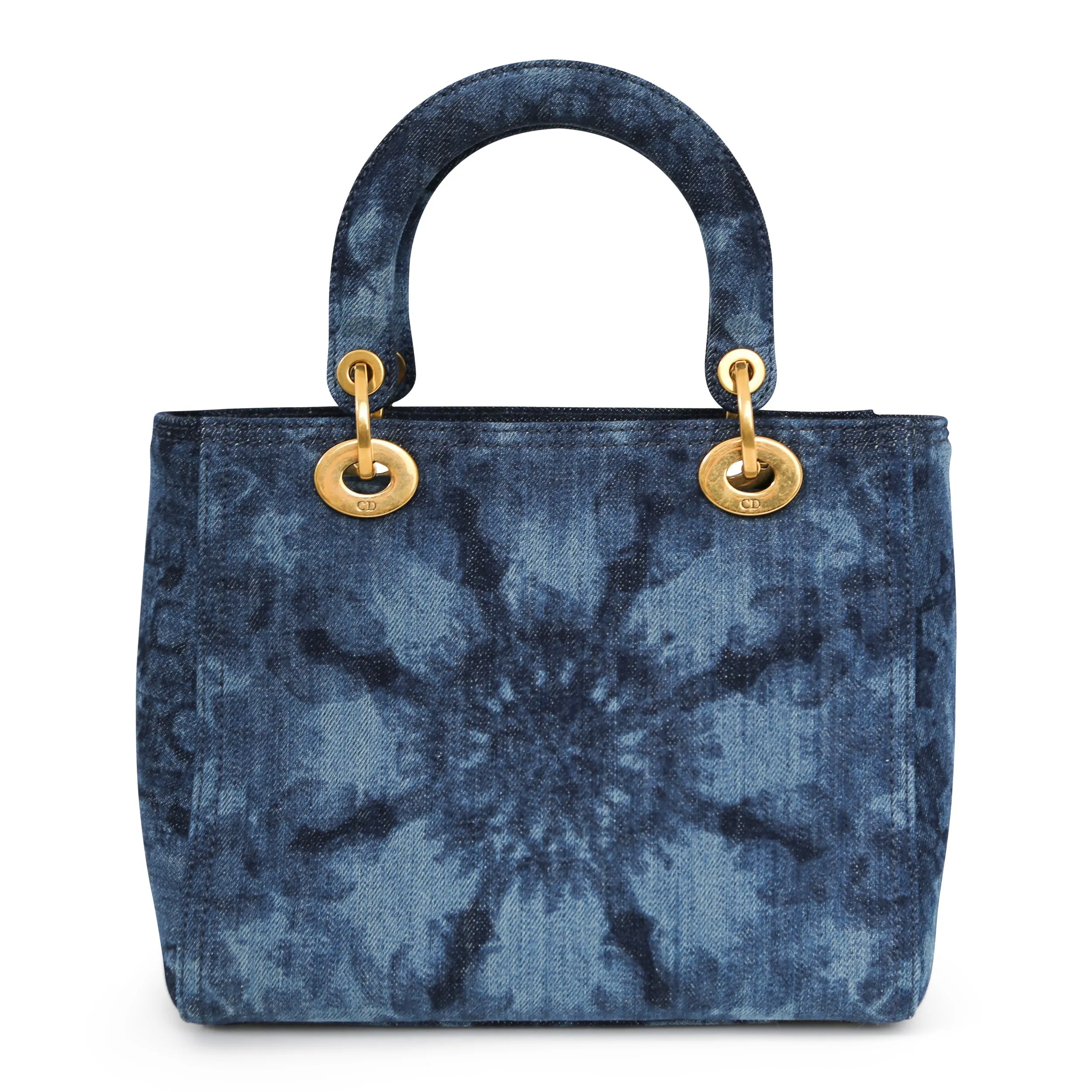 Dior Lady Denim Tie Dye Medium Handbag