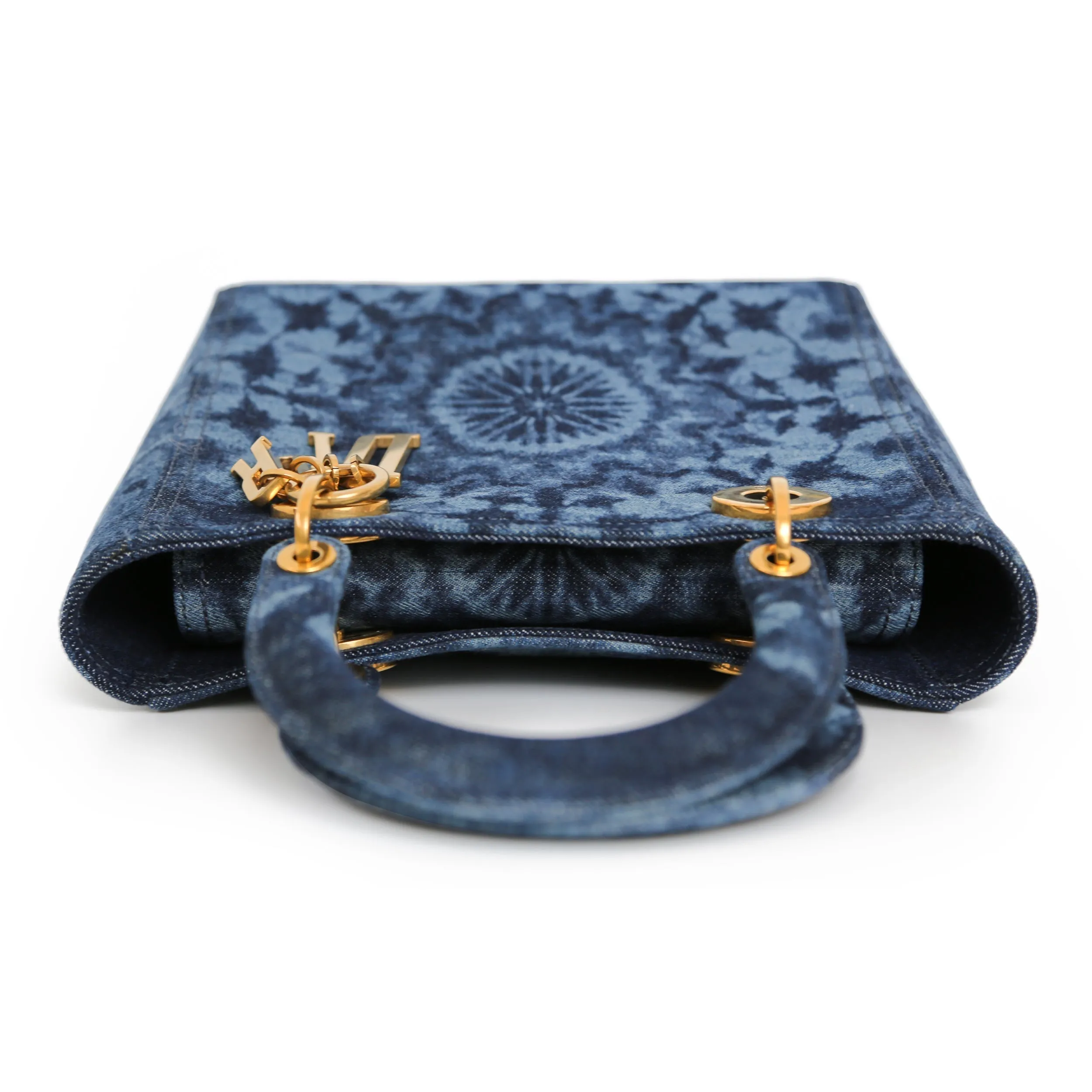 Dior Lady Denim Tie Dye Medium Handbag