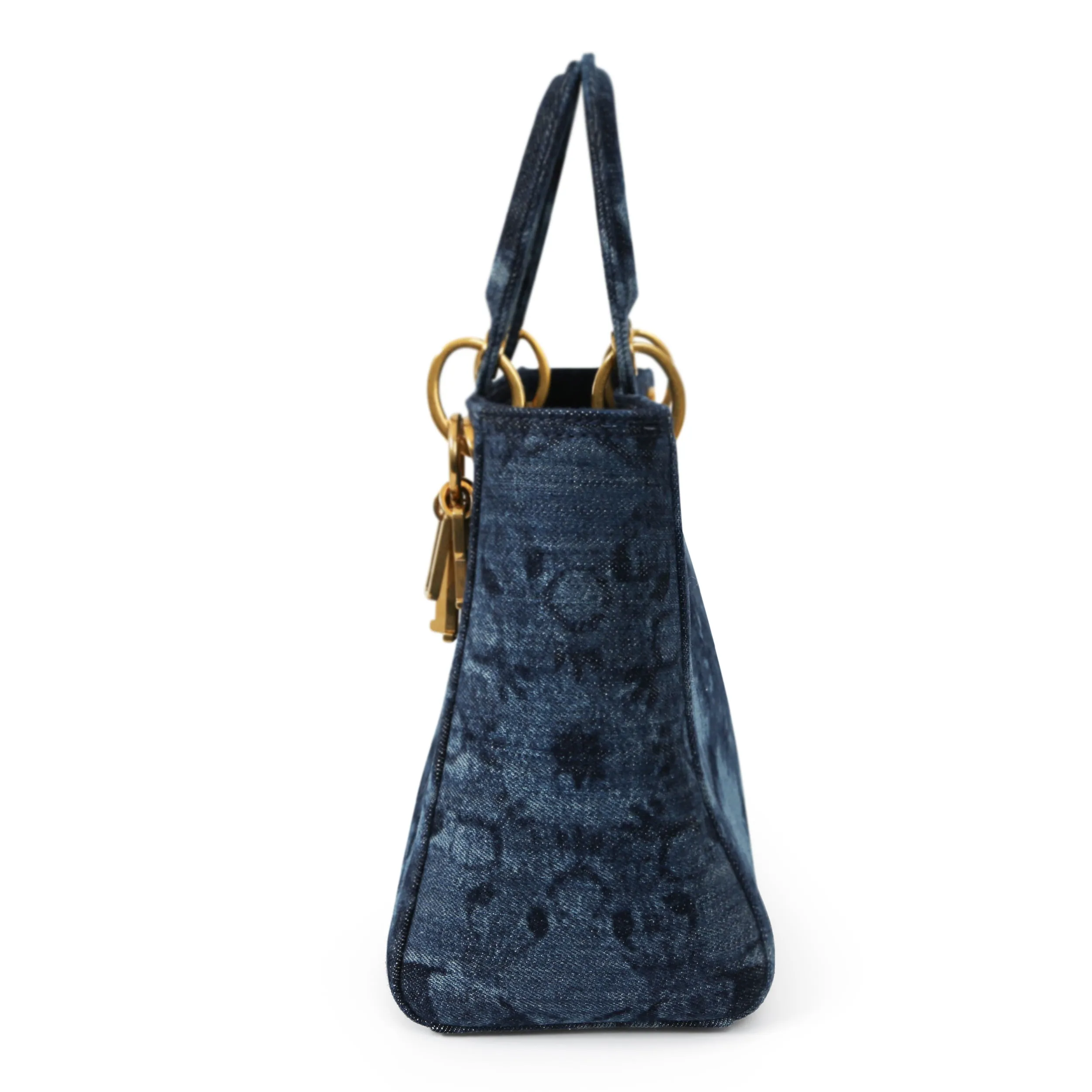 Dior Lady Denim Tie Dye Medium Handbag