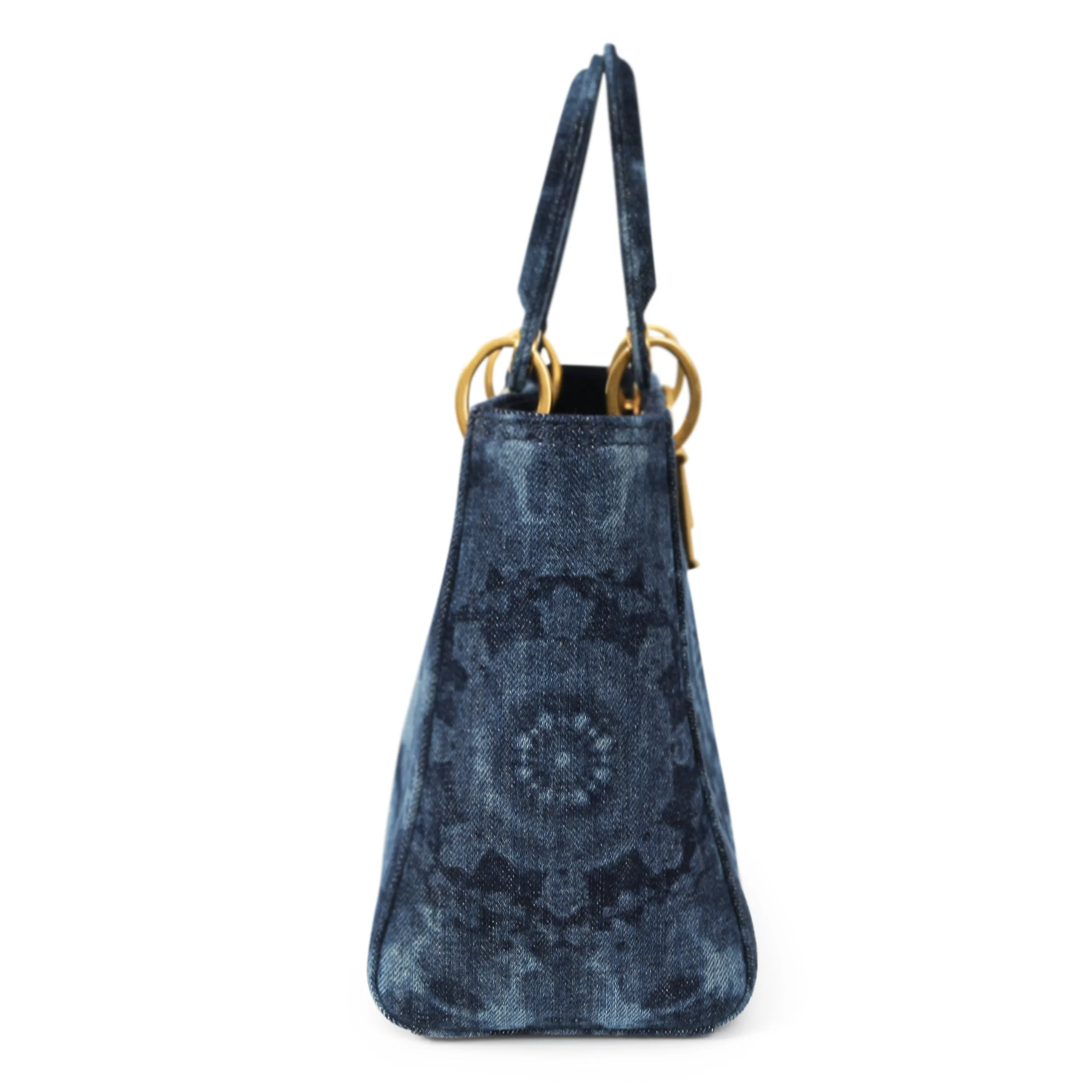 Dior Lady Denim Tie Dye Medium Handbag