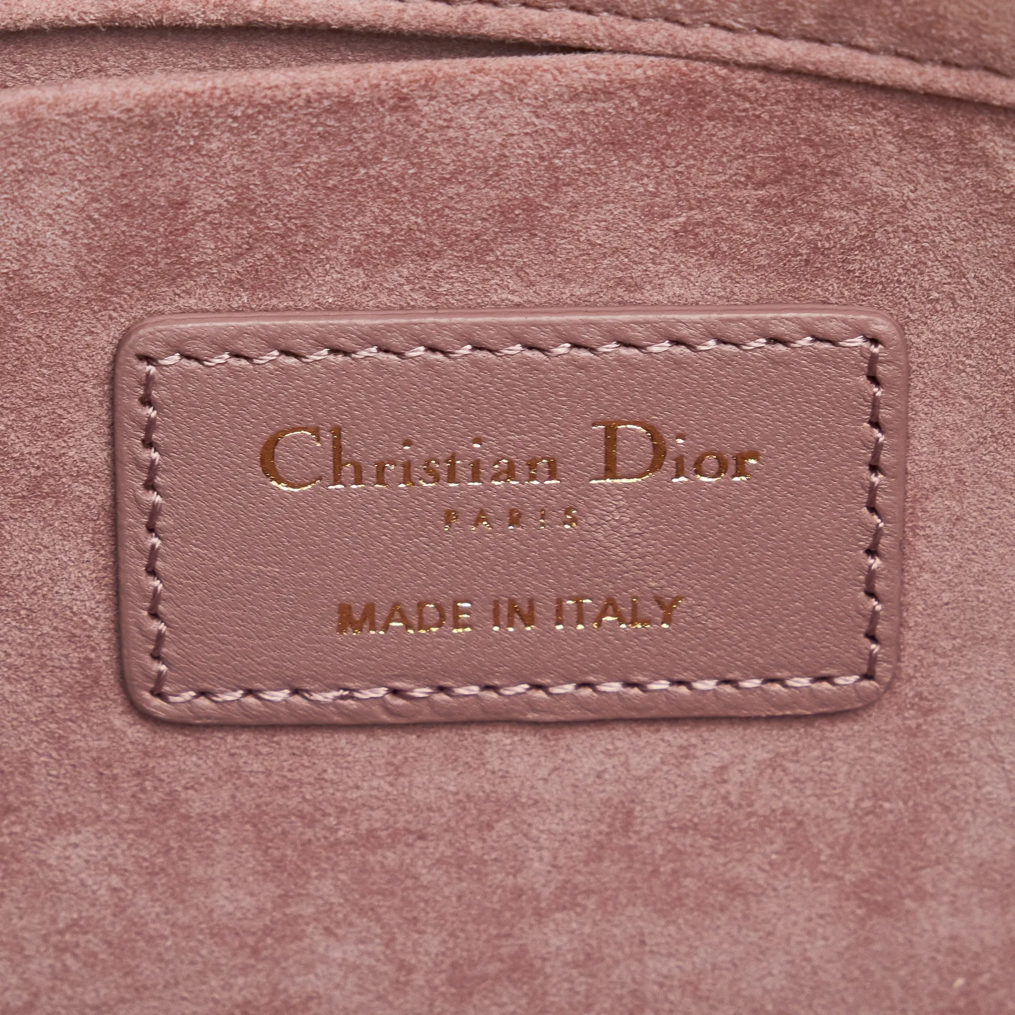 DIOR Medium Lambskin Cannage Lady D-Joy Satchel