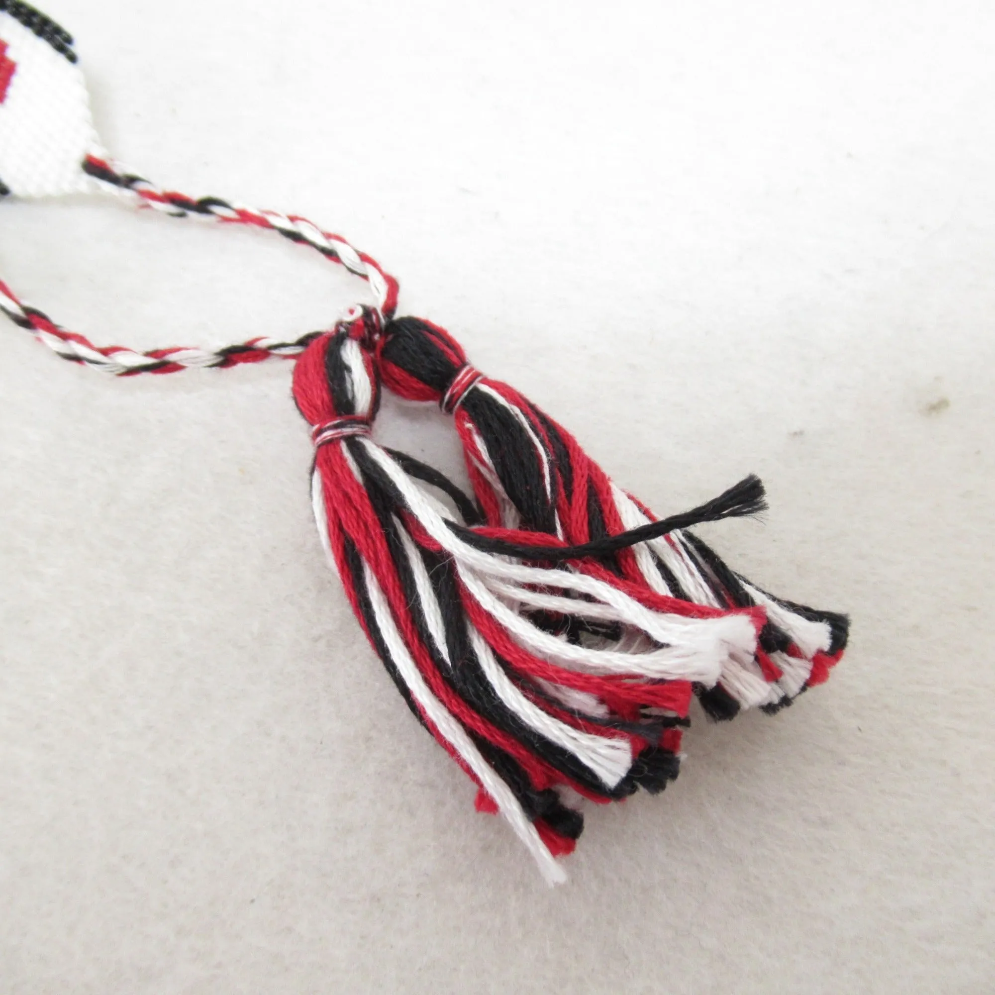 Dior Misanga White Red beads