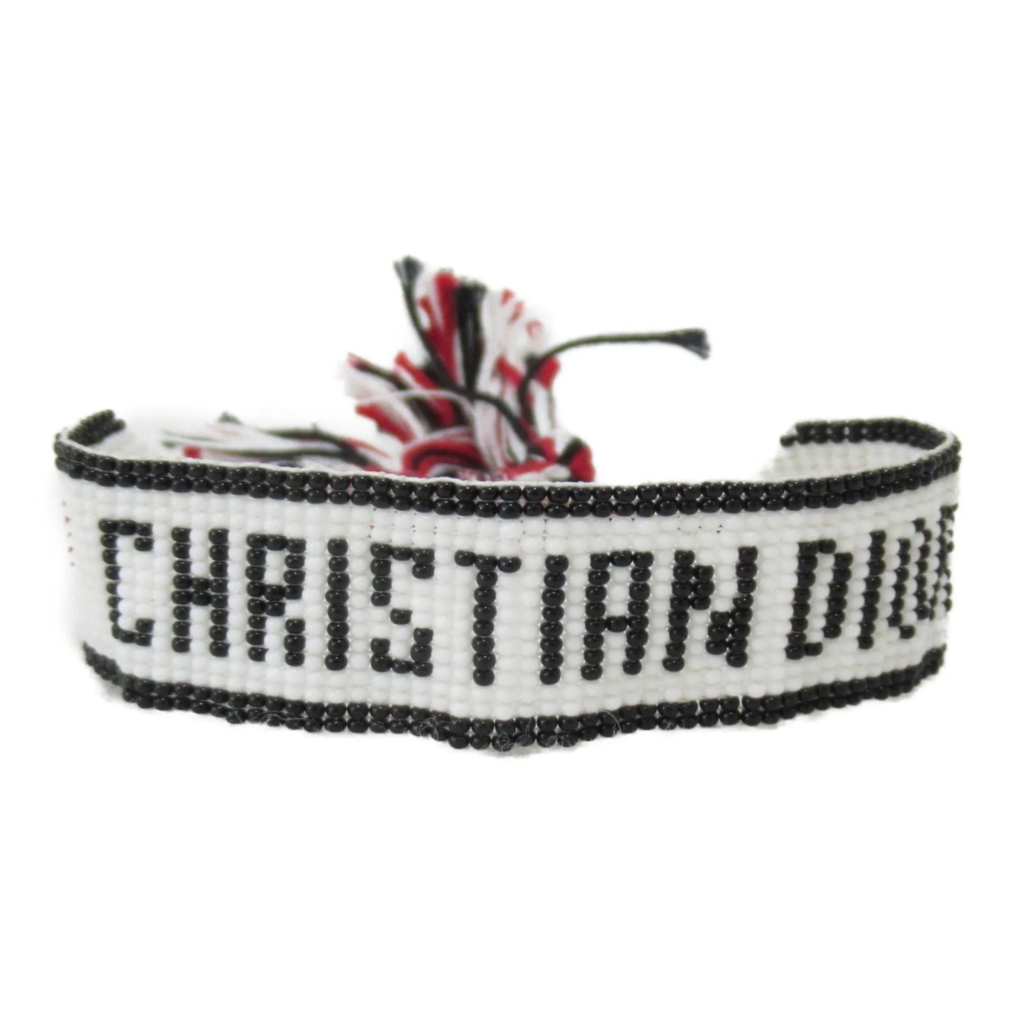 Dior Misanga White Red beads