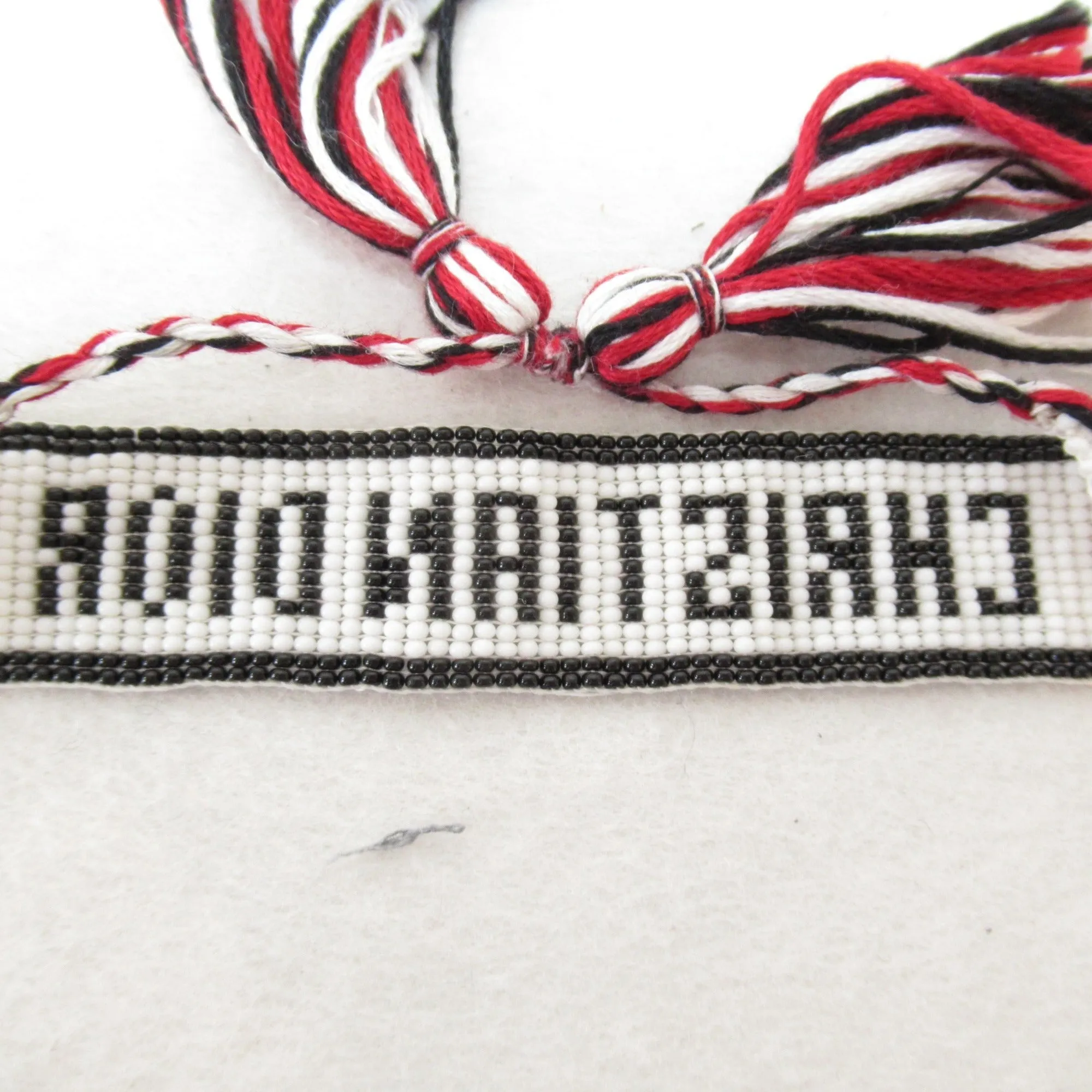 Dior Misanga White Red beads