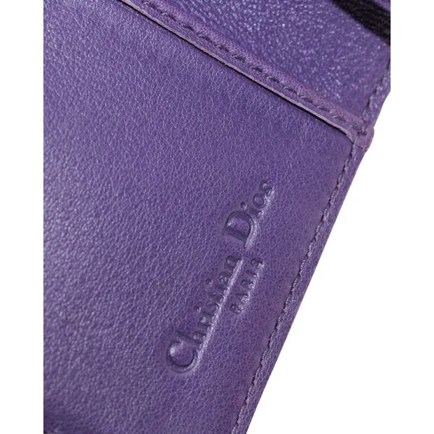 DIOR Red Oblique Patent Leather Wallet