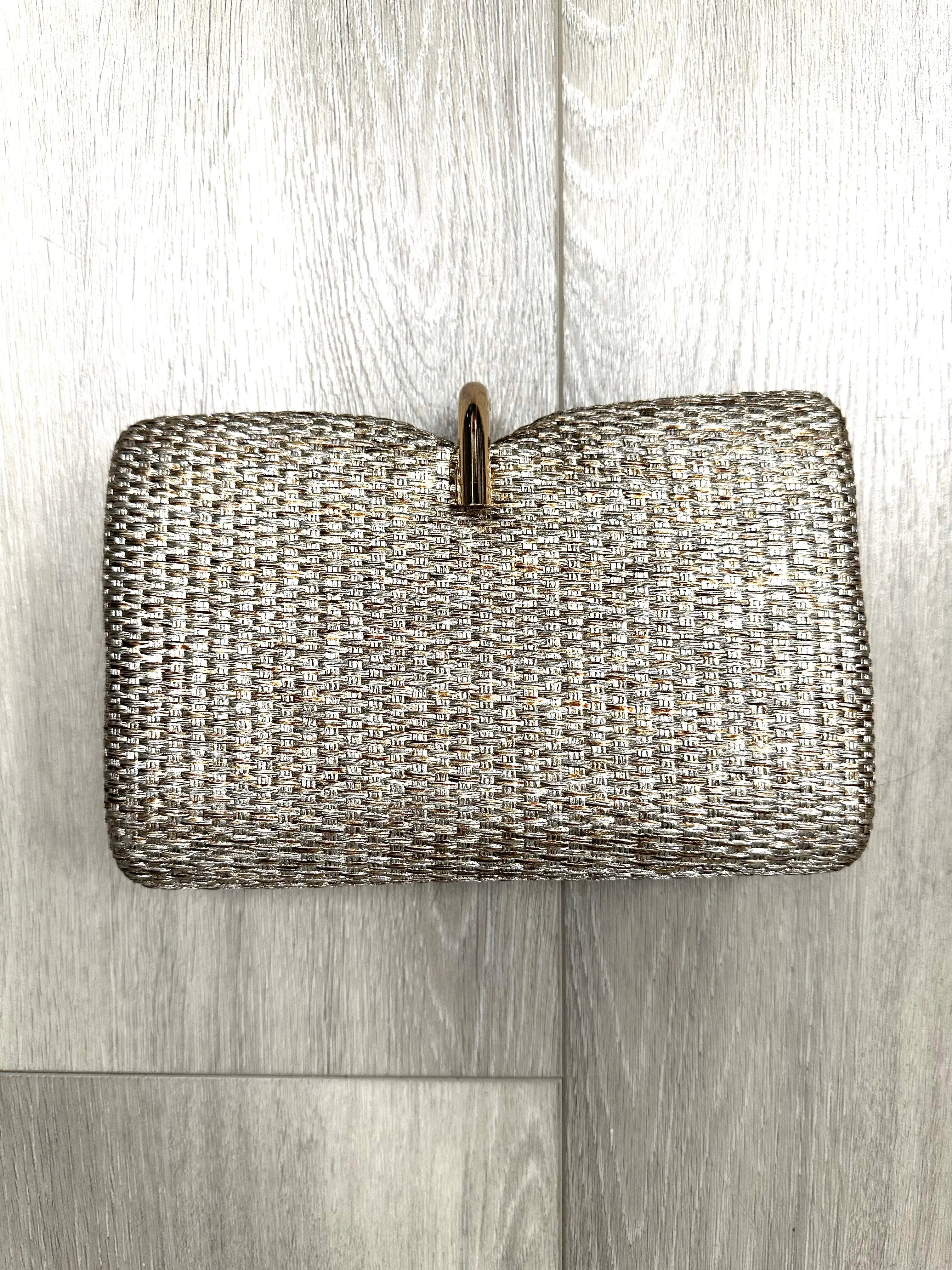 Elegant Straw Clutch Bag