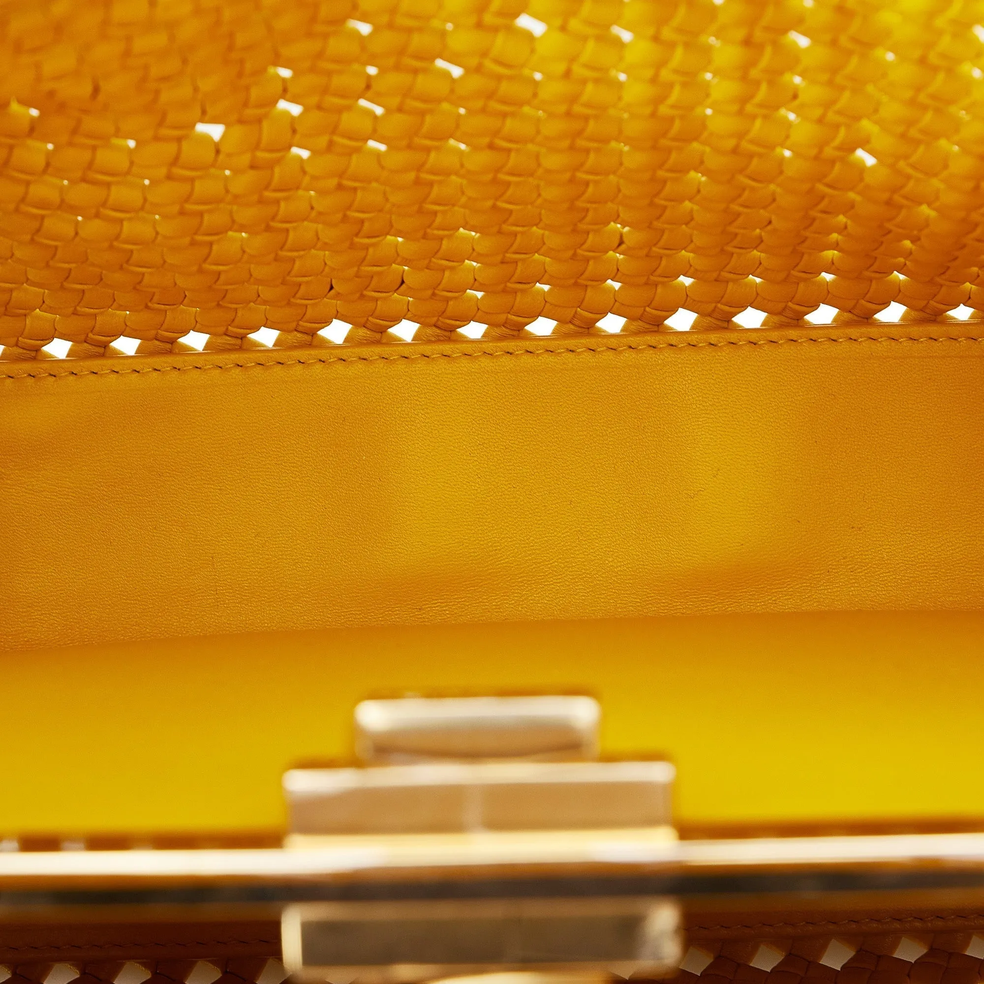FENDI Medium Interlace Peekaboo Satchel