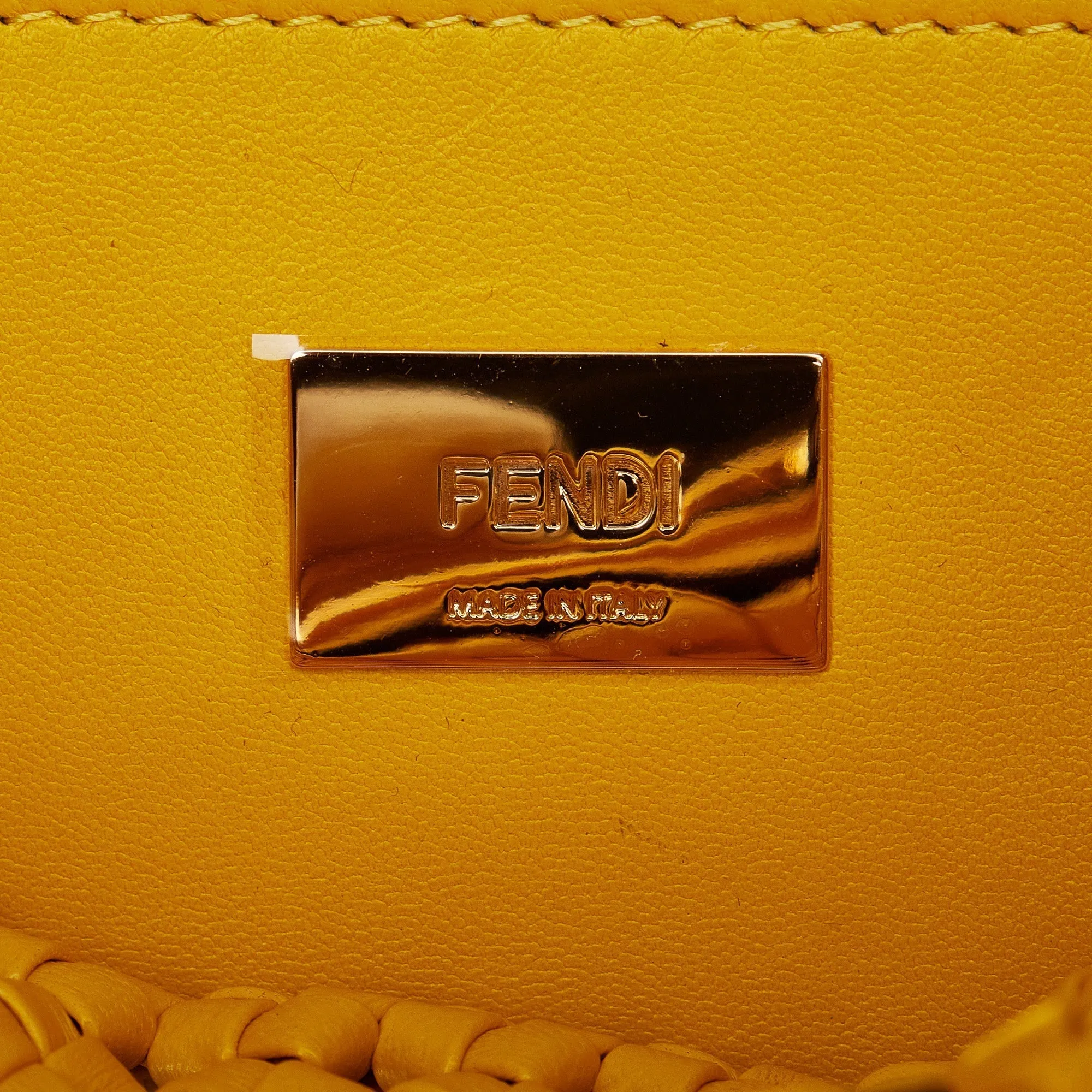 FENDI Medium Interlace Peekaboo Satchel