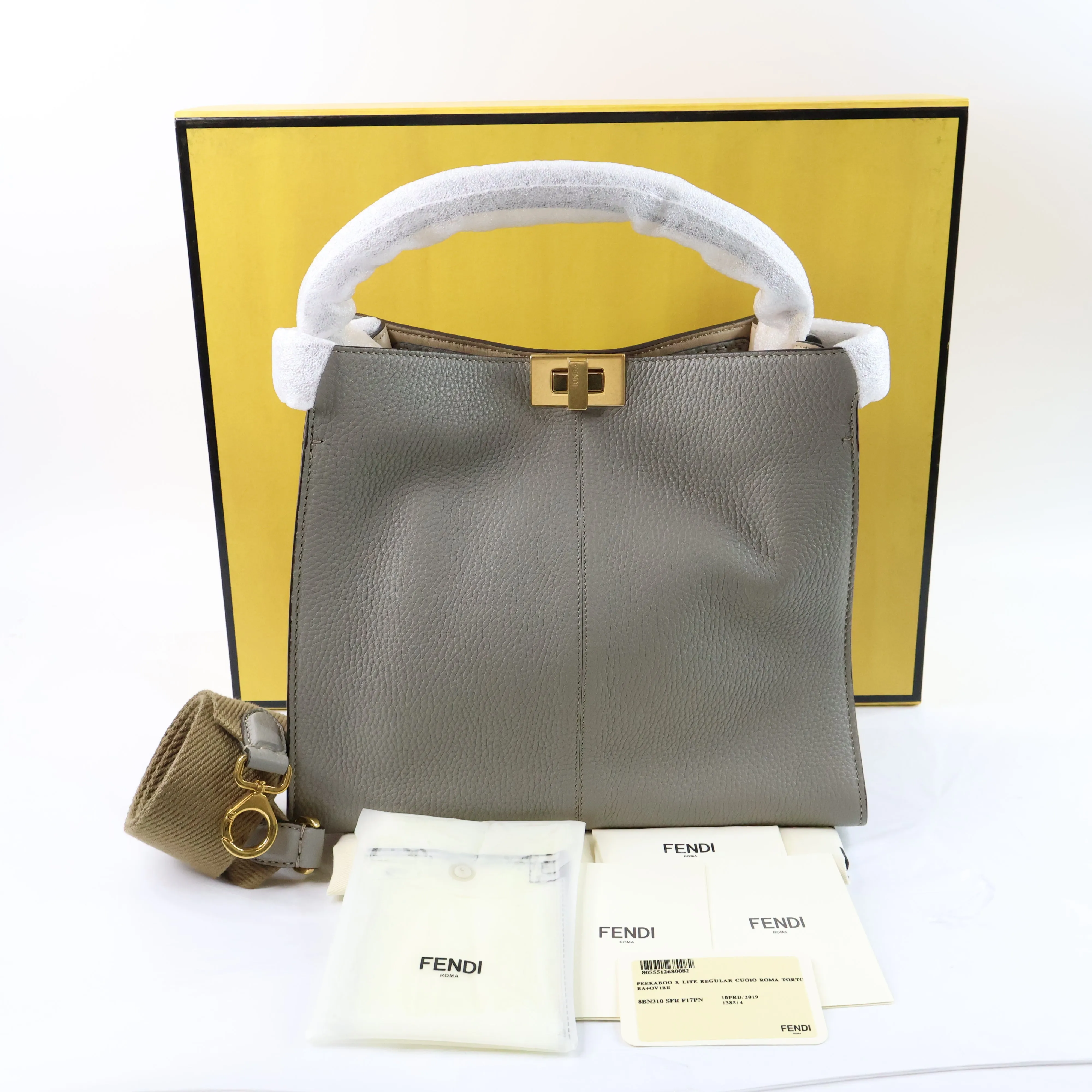 Fendi Peekaboo Medium X-Lite Taupe