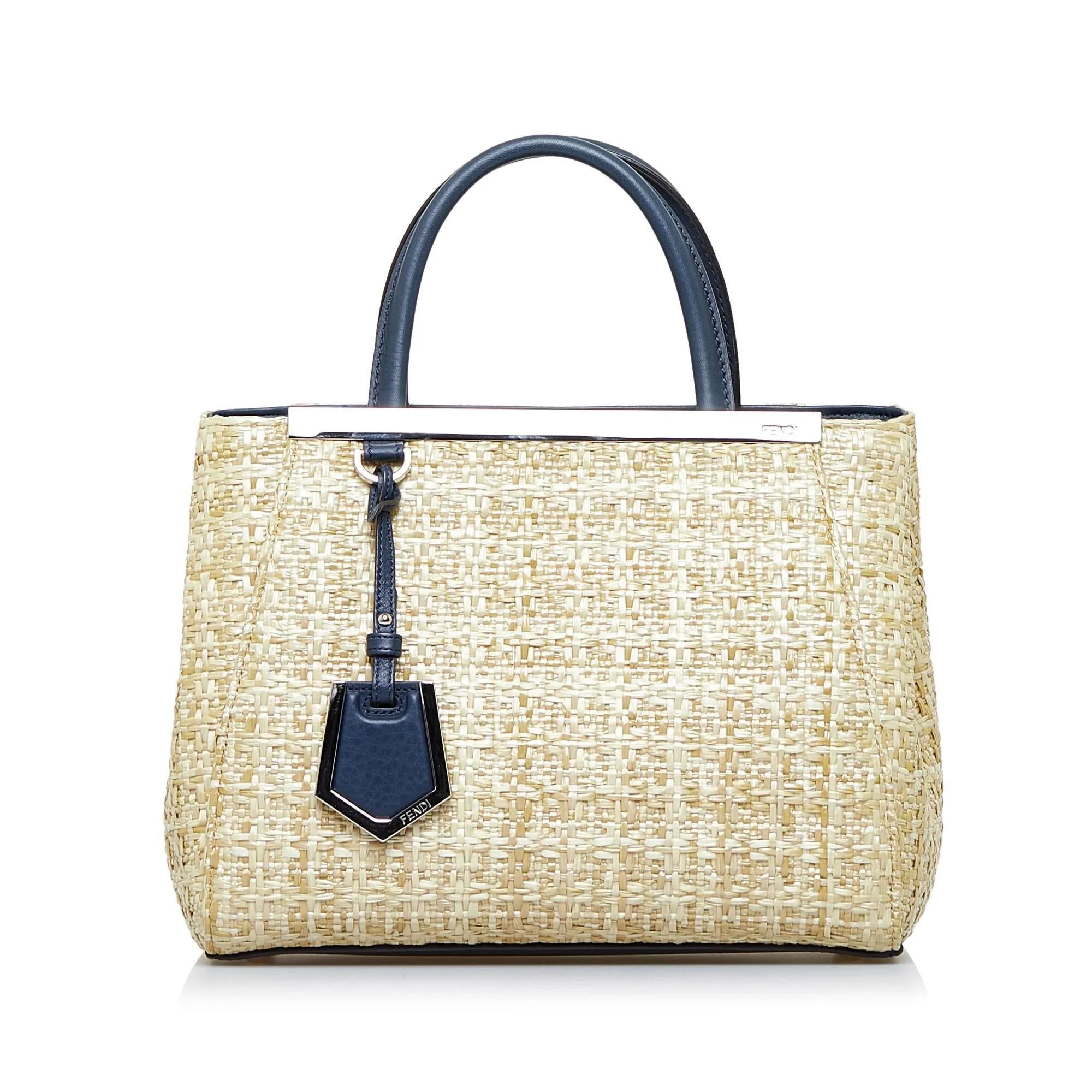 Fendi Small Raffia 2Jours (SHG-RvyNbB)