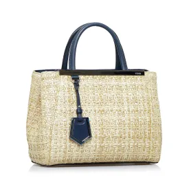 Fendi Small Raffia 2Jours (SHG-RvyNbB)