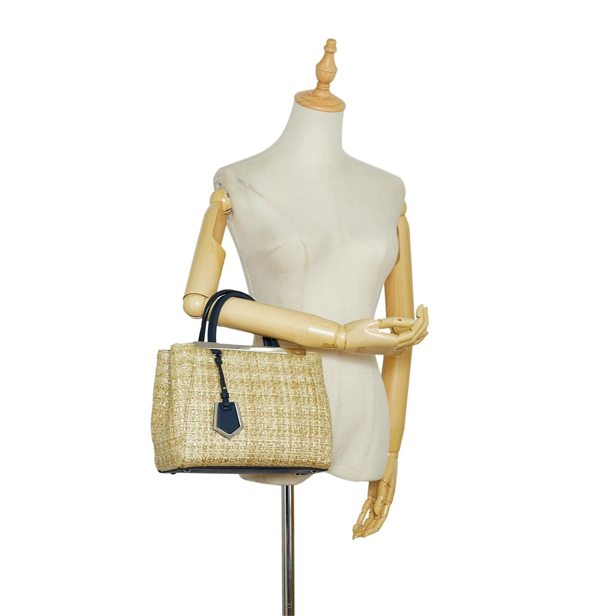 Fendi Small Raffia 2Jours (SHG-RvyNbB)