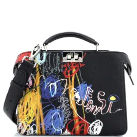 FENDI x Noel Fielding Peekaboo ISeeU Bag Printed Leather Mini