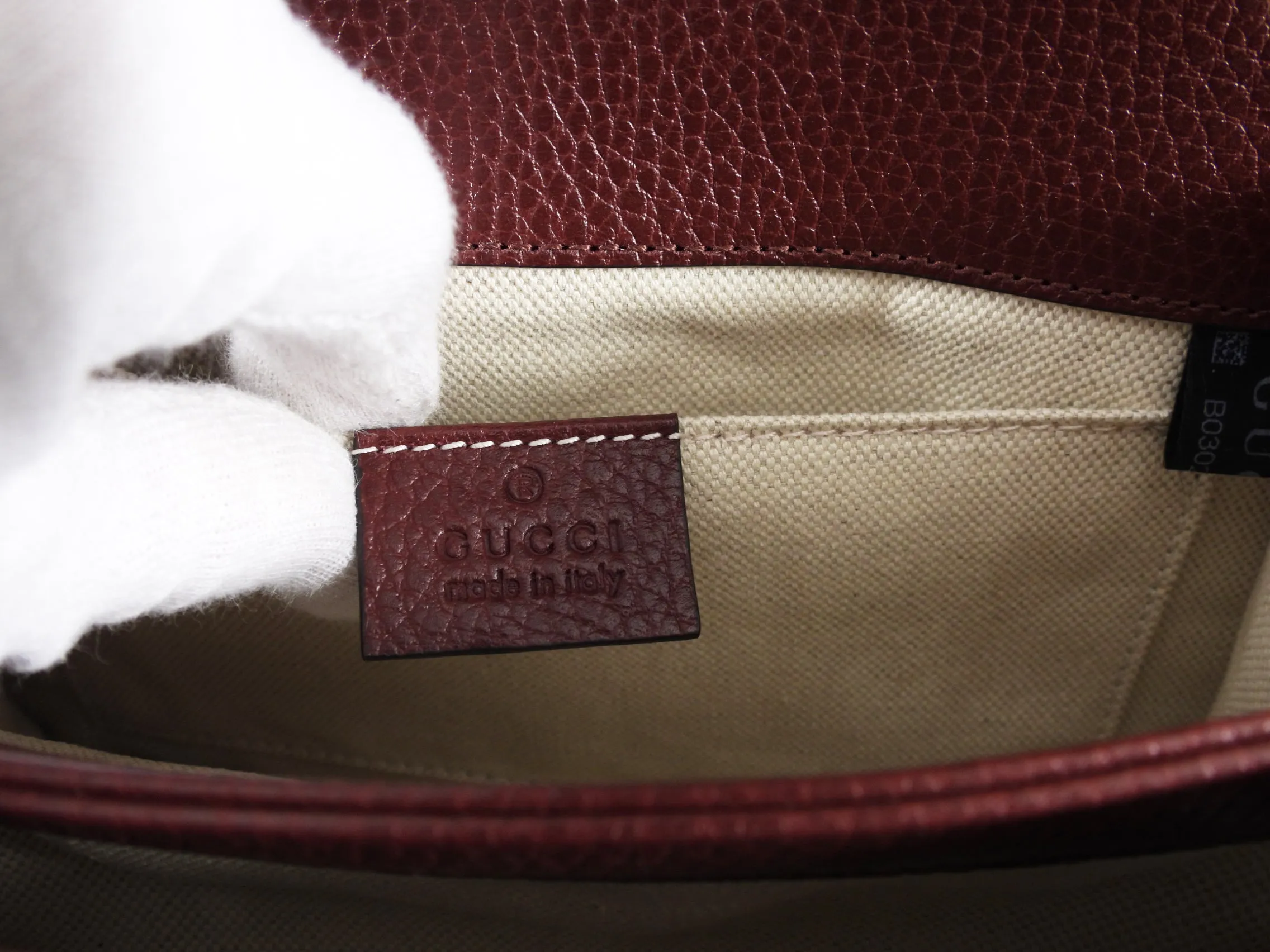 Gucci Burgundy Dionysus Bamboo Mini Web Strap Bag