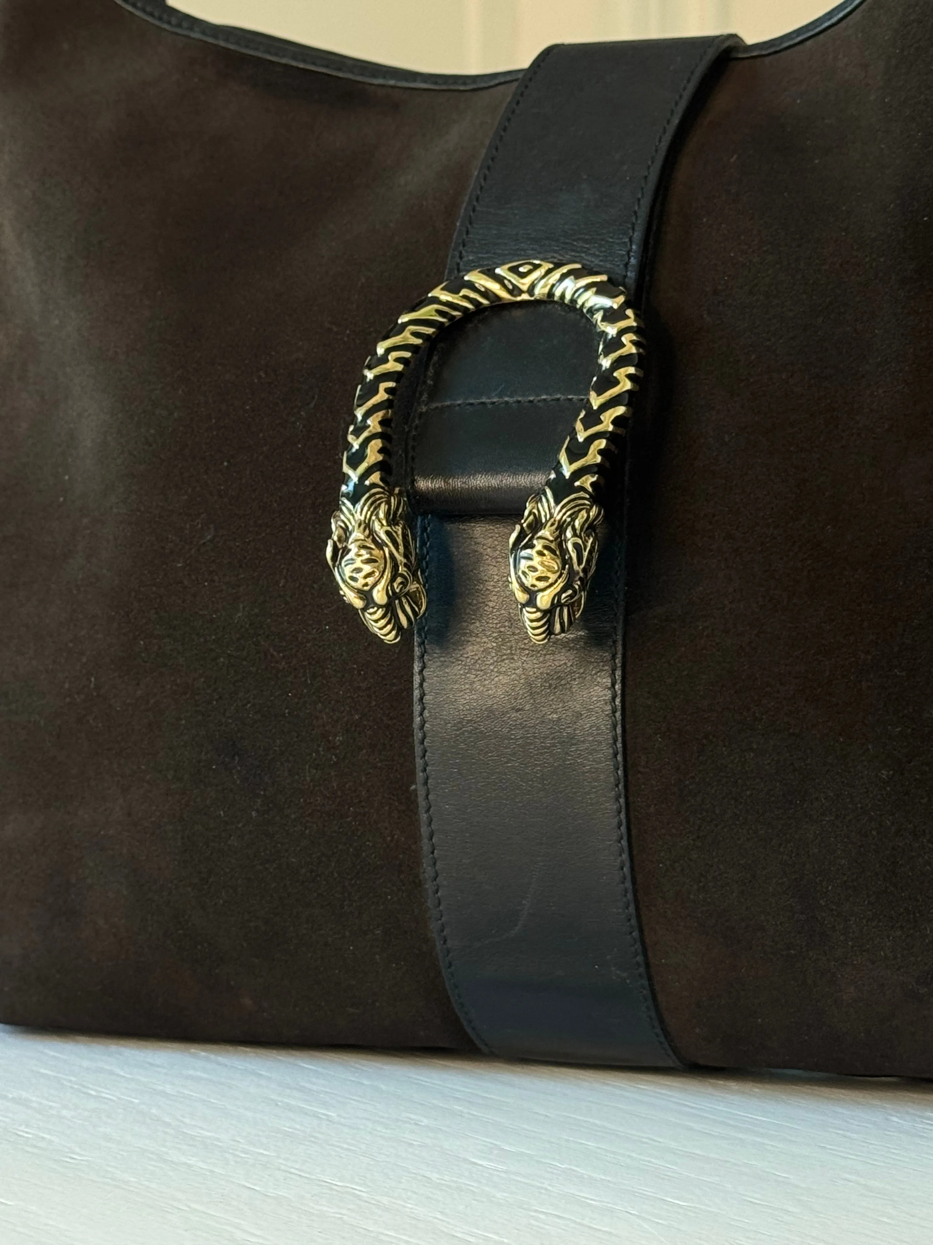 Gucci Dionysus Brown Suede Bag