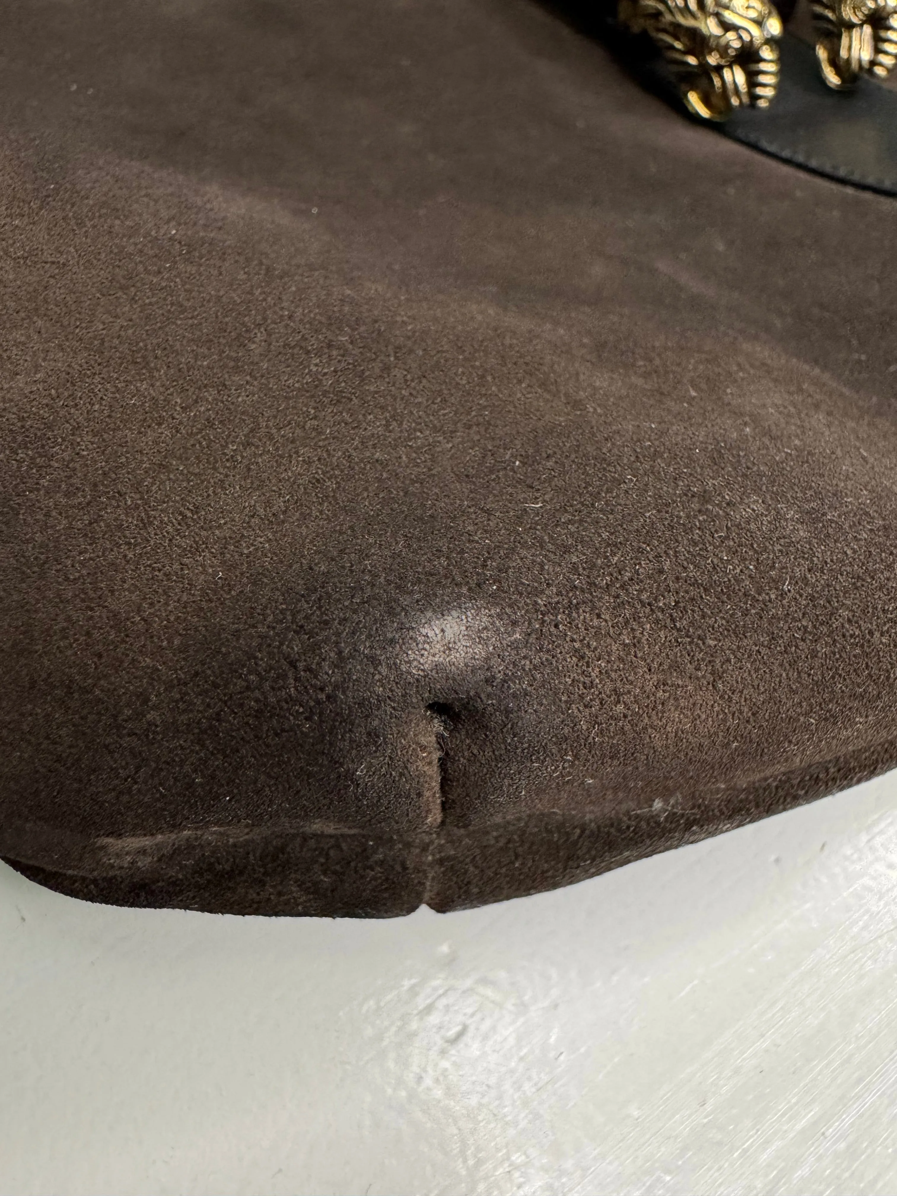 Gucci Dionysus Brown Suede Bag