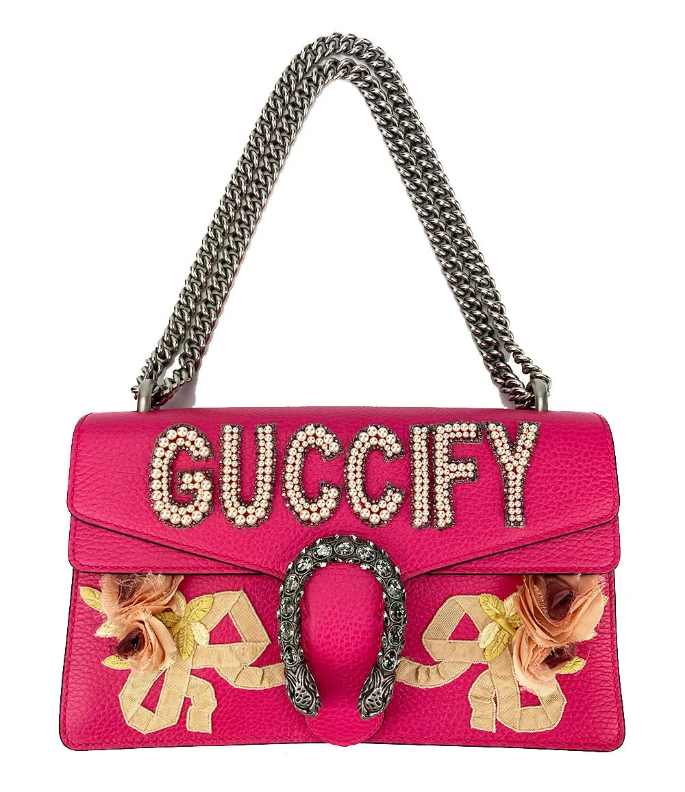 Gucci Dionysus Pink Guccify Small Shoulder Bag NWOT