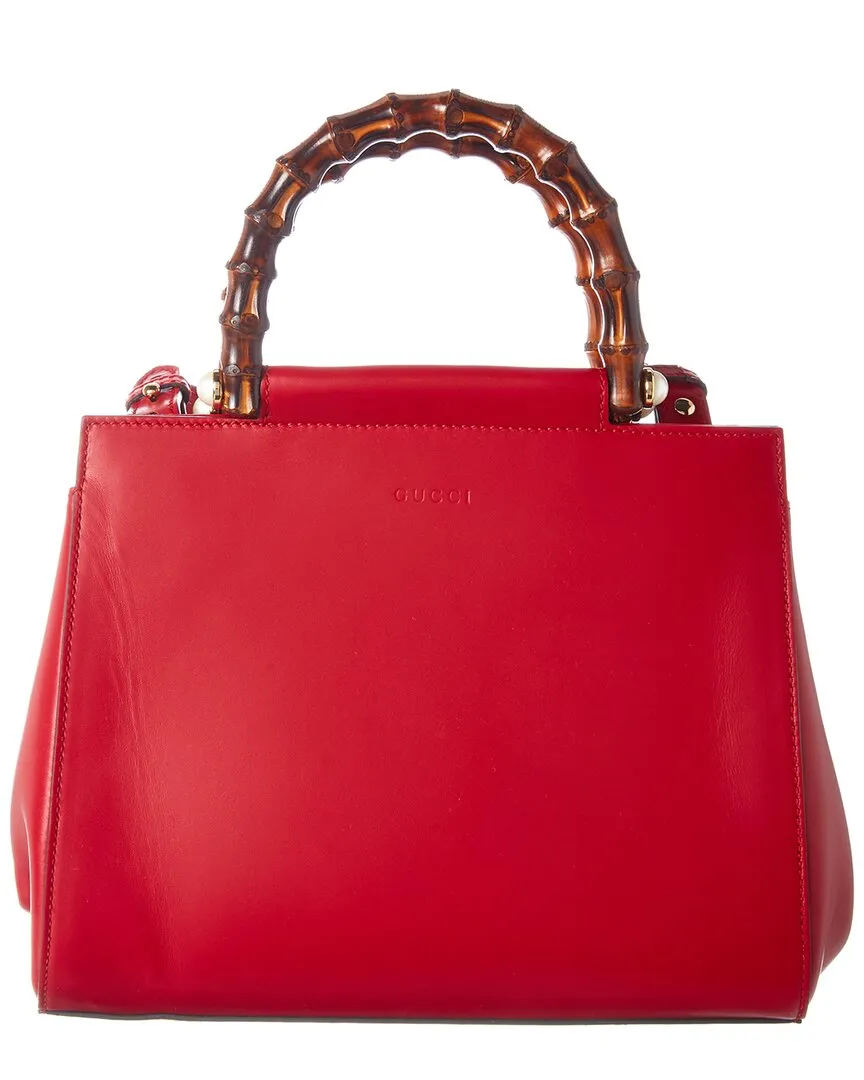 Gucci Nymphea Leather Top Handle Bag
