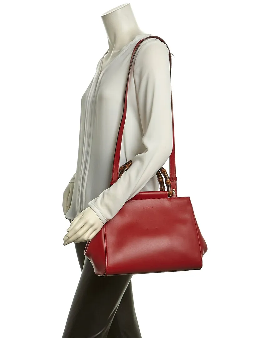 Gucci Nymphea Leather Top Handle Bag