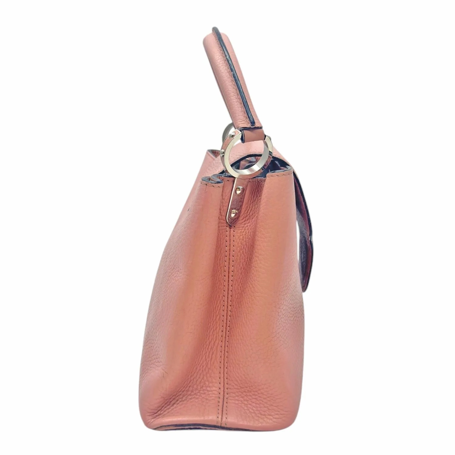 LOUIS VUITTON Magnolia Taurillon Capucines PM 2-Way Handle Bag - Pink