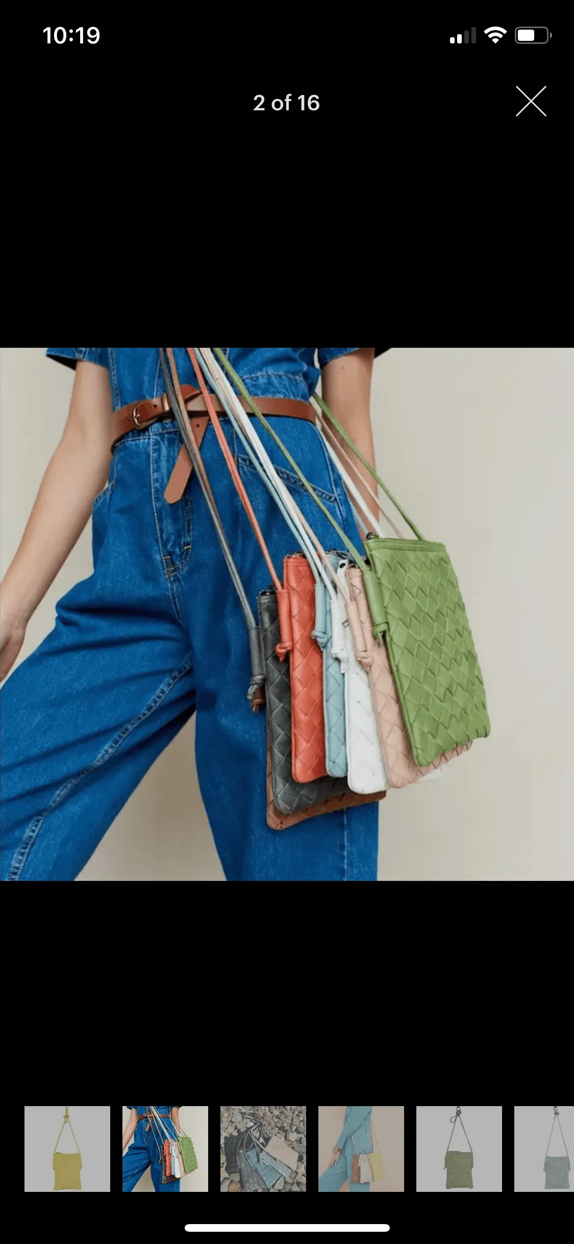 Milly Handcrafted Leather Crossbody Bag