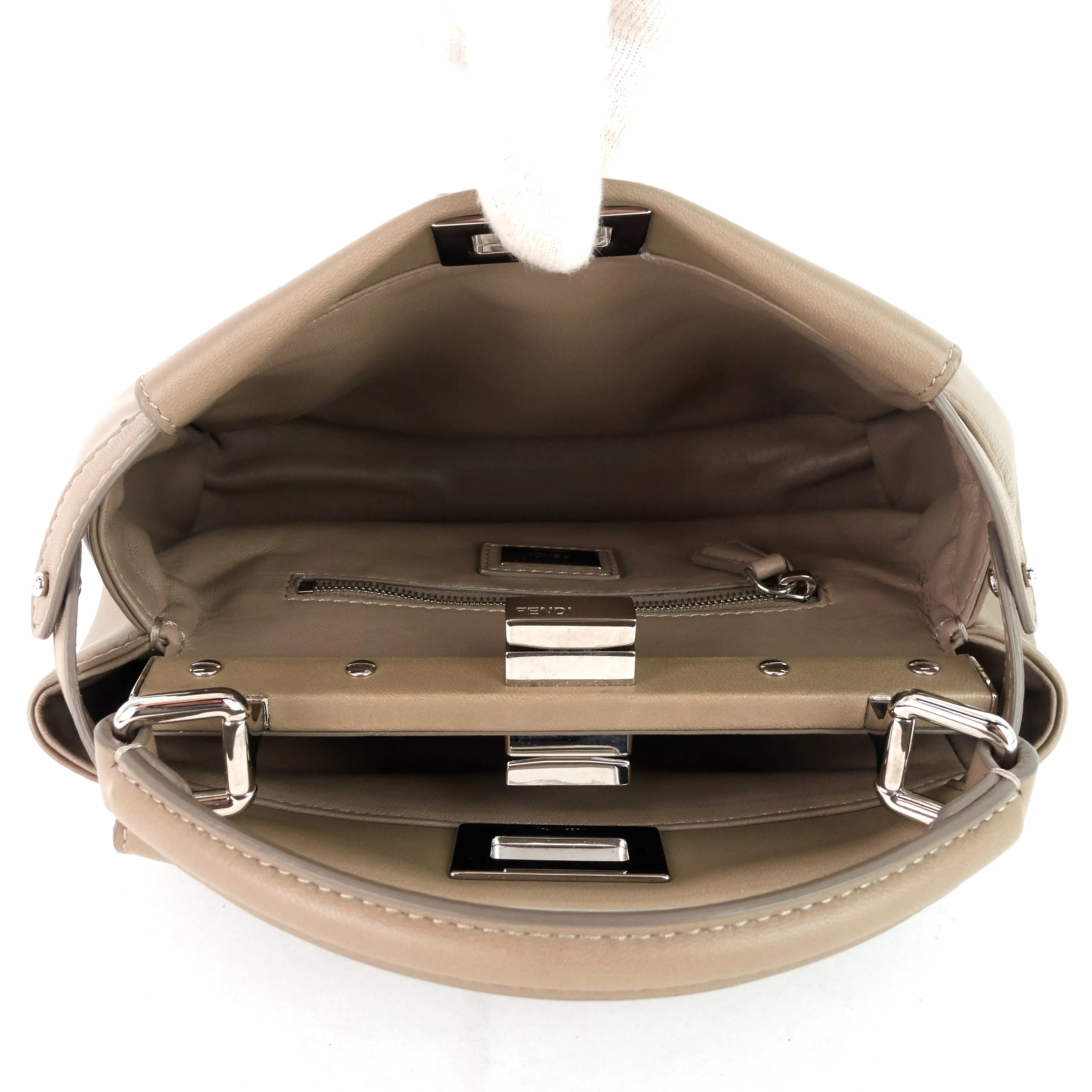 Peekaboo Mini Nappa Leather Bag