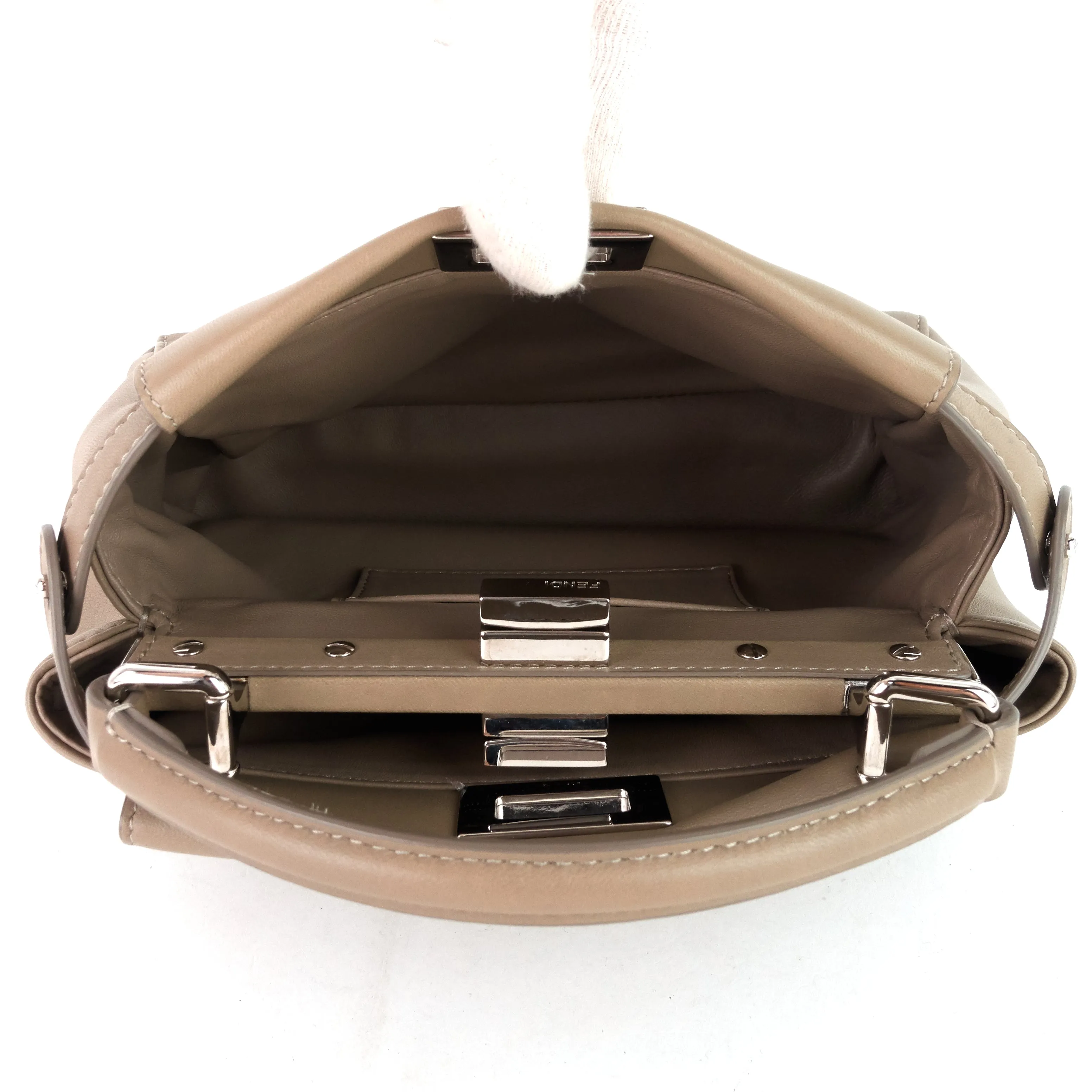 Peekaboo Mini Nappa Leather Bag