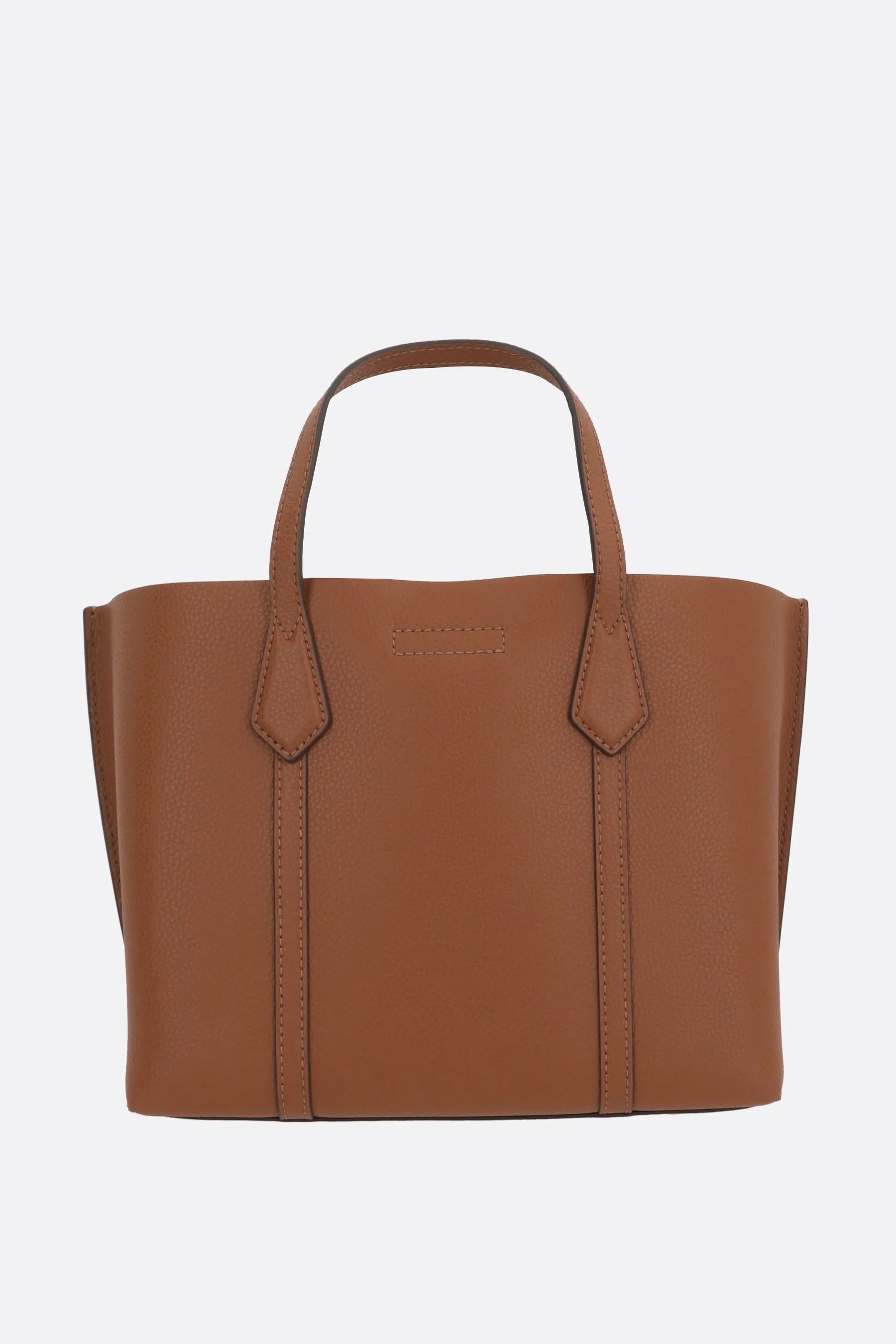 Perry small tote bag in grainy leather
