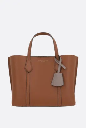 Perry small tote bag in grainy leather