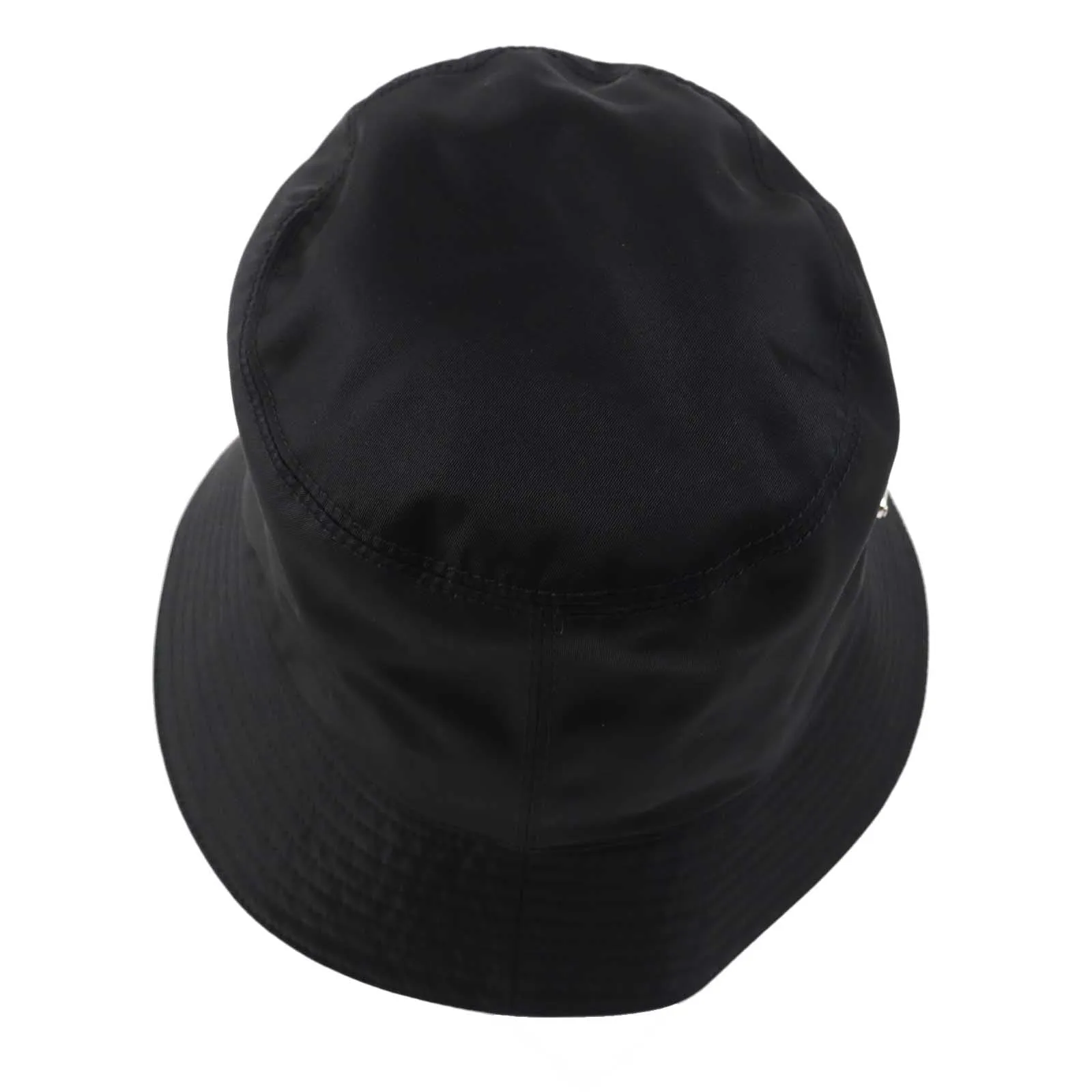 PRADA hat 1HC137 recycled polyamide black RE-NYLON