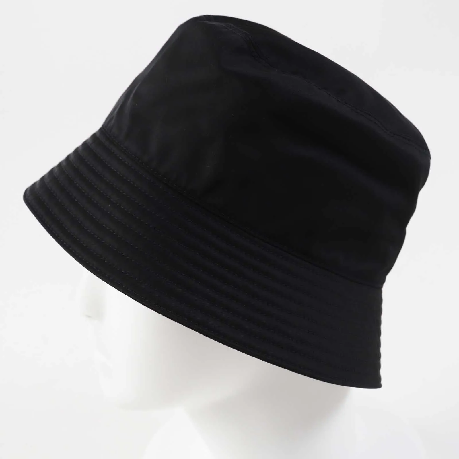 PRADA hat 1HC137 recycled polyamide black RE-NYLON