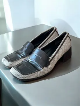 Prada Mocassin Bi Color T.39,5